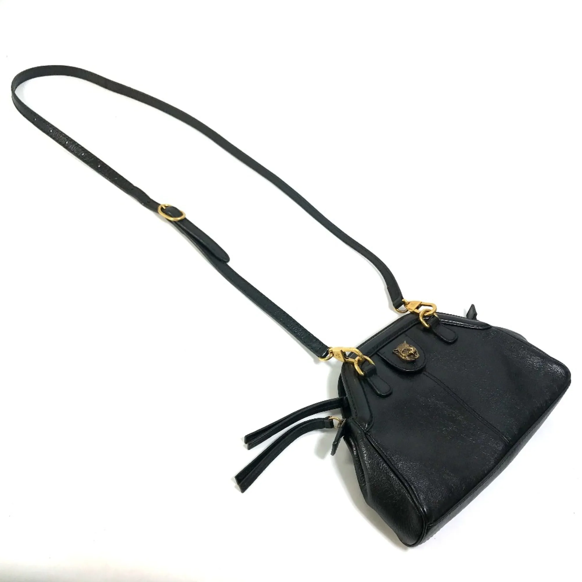 Gucci  Leather Shoulder Bag (Pre-Owned)