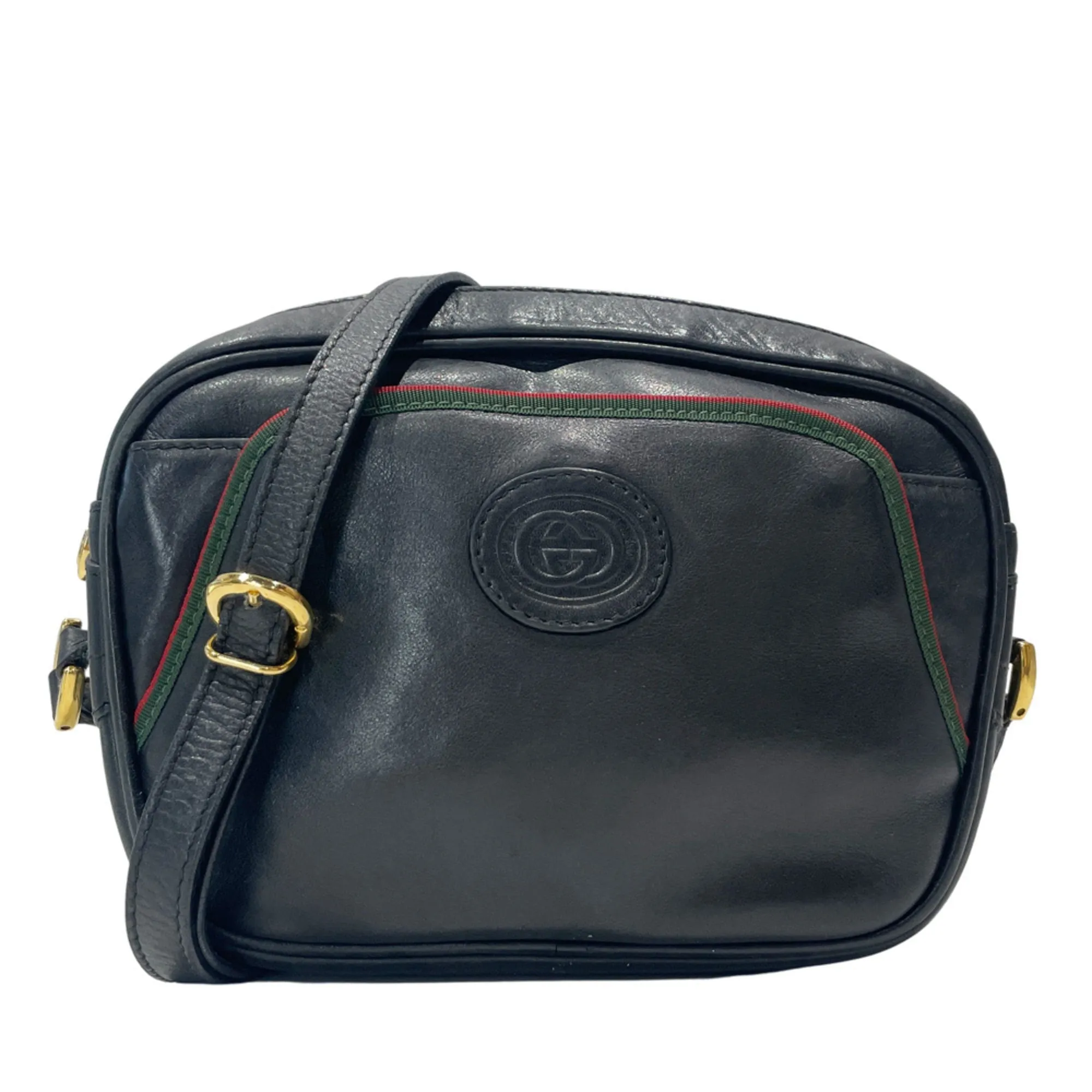 Gucci  Leather Shoulder Bag (Pre-Owned)