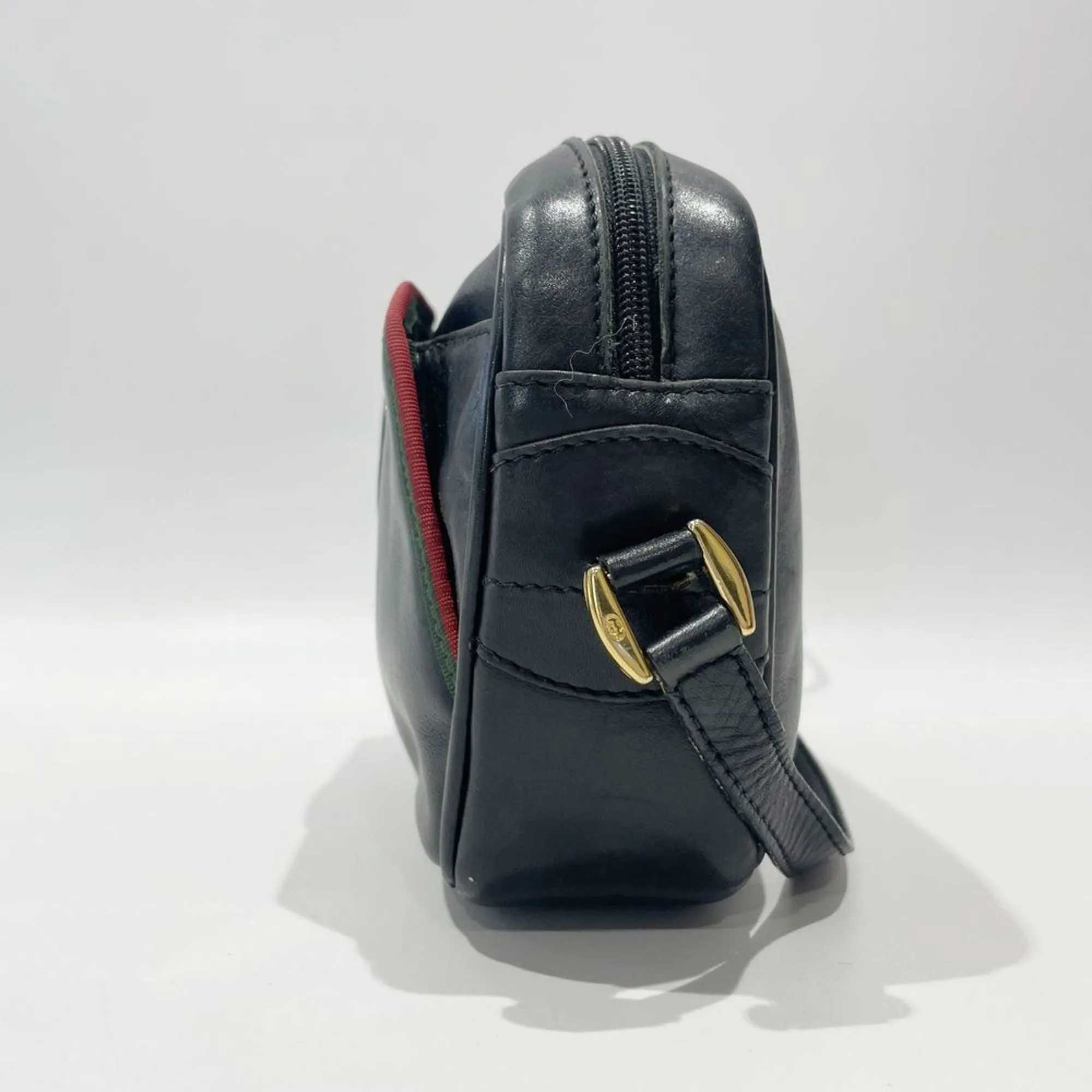 Gucci  Leather Shoulder Bag (Pre-Owned)