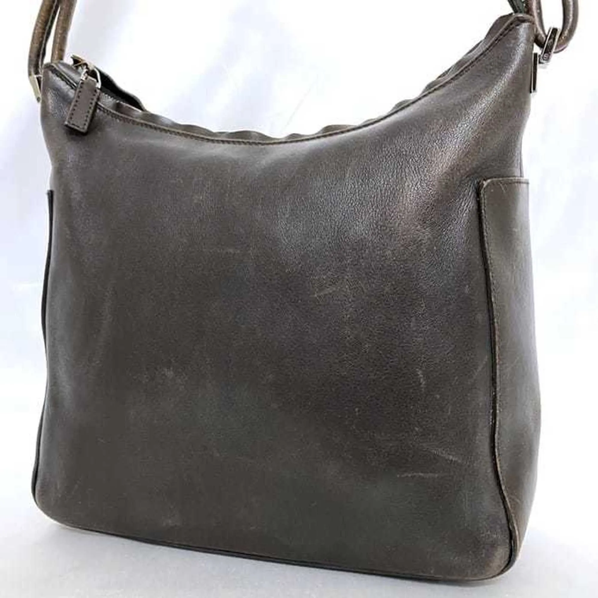 Gucci  Leather Shoulder Bag (Pre-Owned)