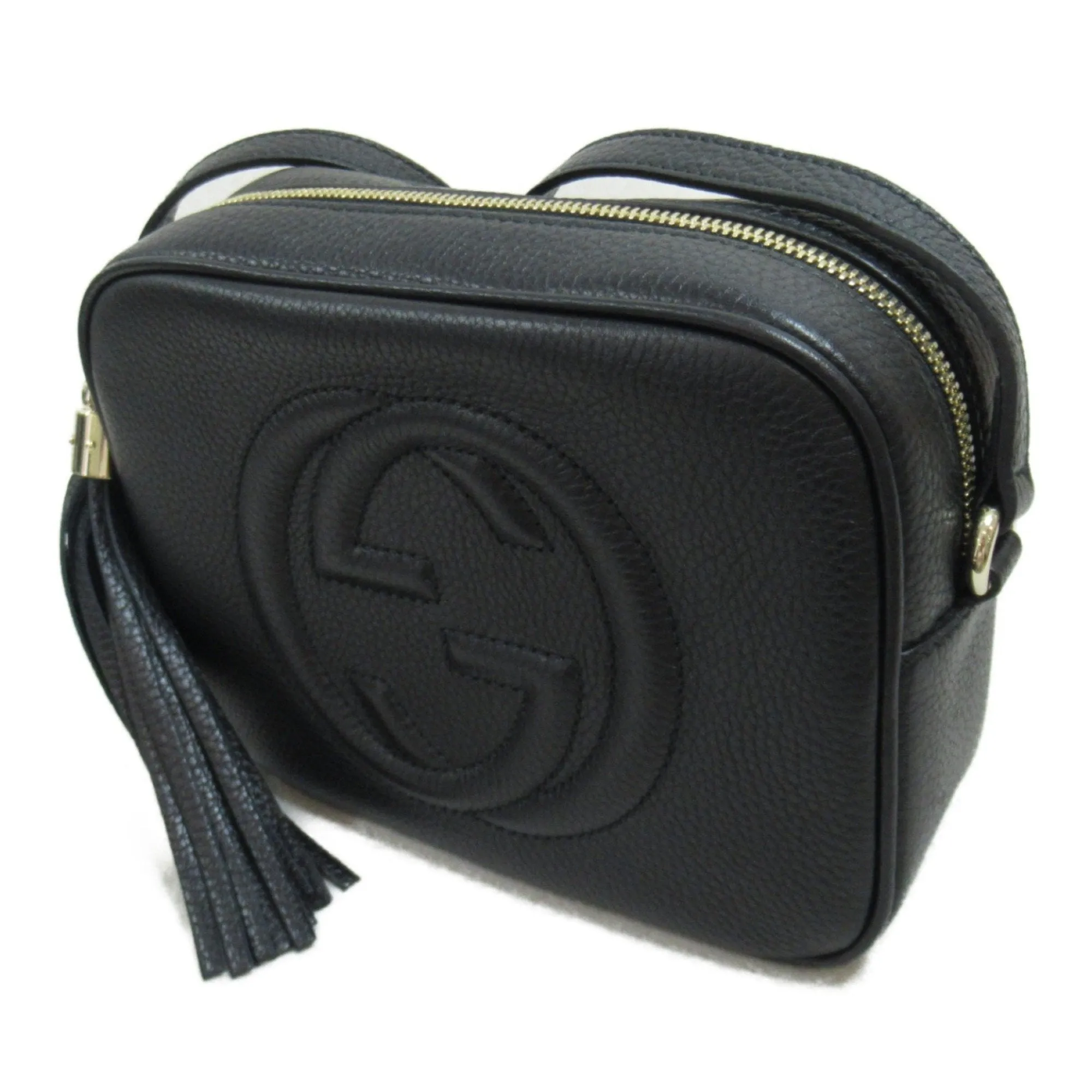 Gucci  Leather Shoulder Bag (Pre-Owned)
