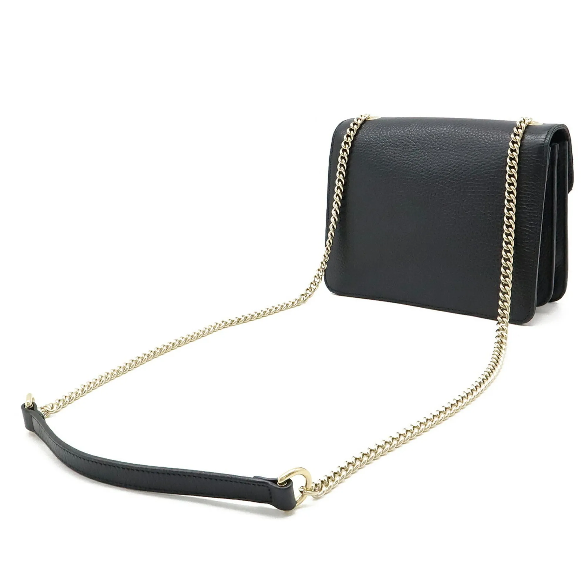 Gucci  Leather Shoulder Bag (Pre-Owned)