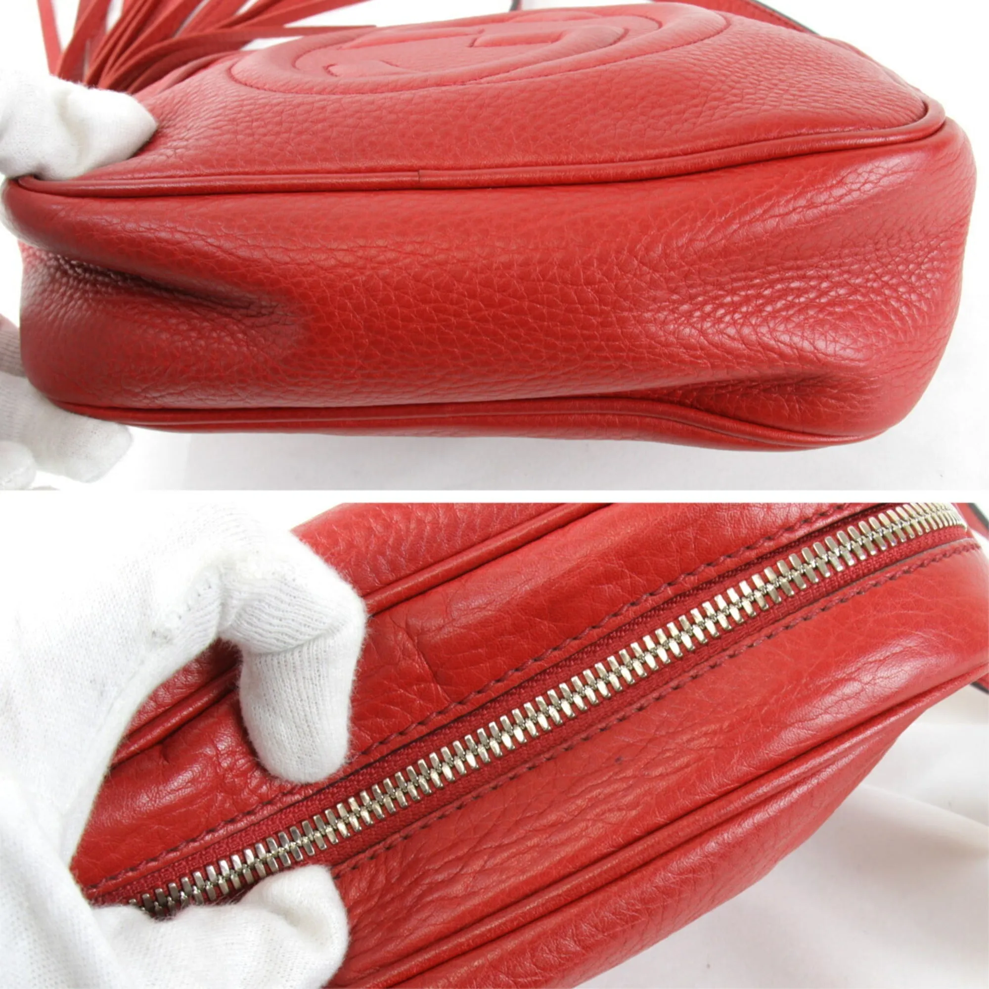 Gucci  Leather Shoulder Bag (Pre-Owned)