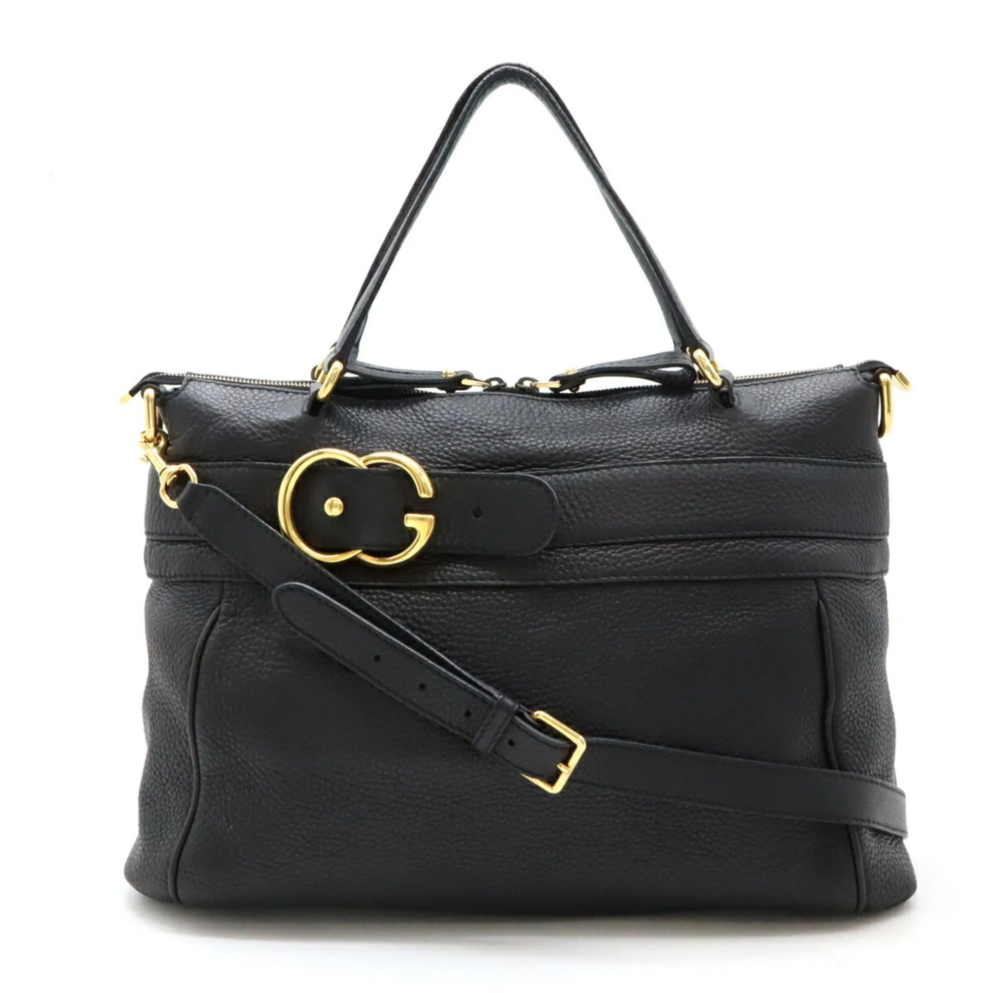 Gucci  Leather Shoulder Bag Tote Bag (Pre-Owned)