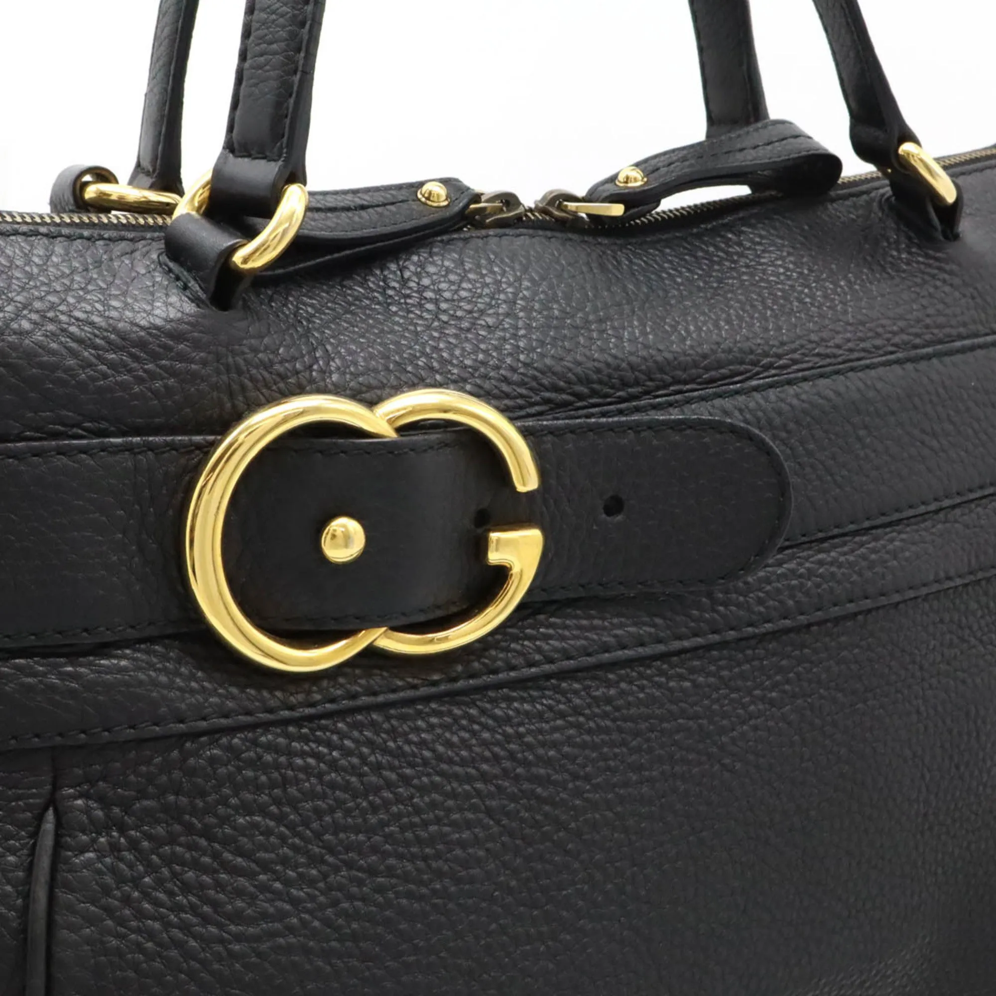 Gucci  Leather Shoulder Bag Tote Bag (Pre-Owned)