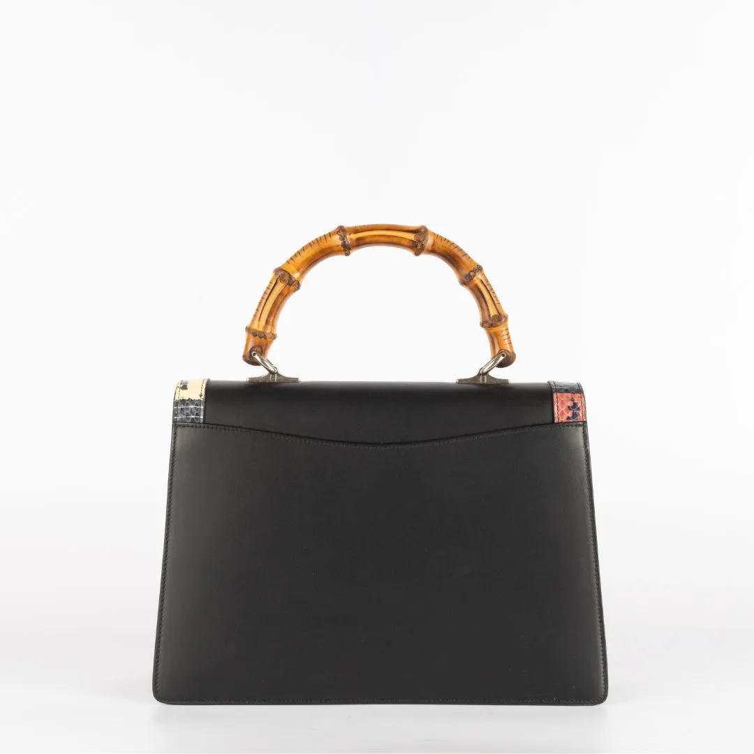 Gucci Lilith Leather Top Handle Bag