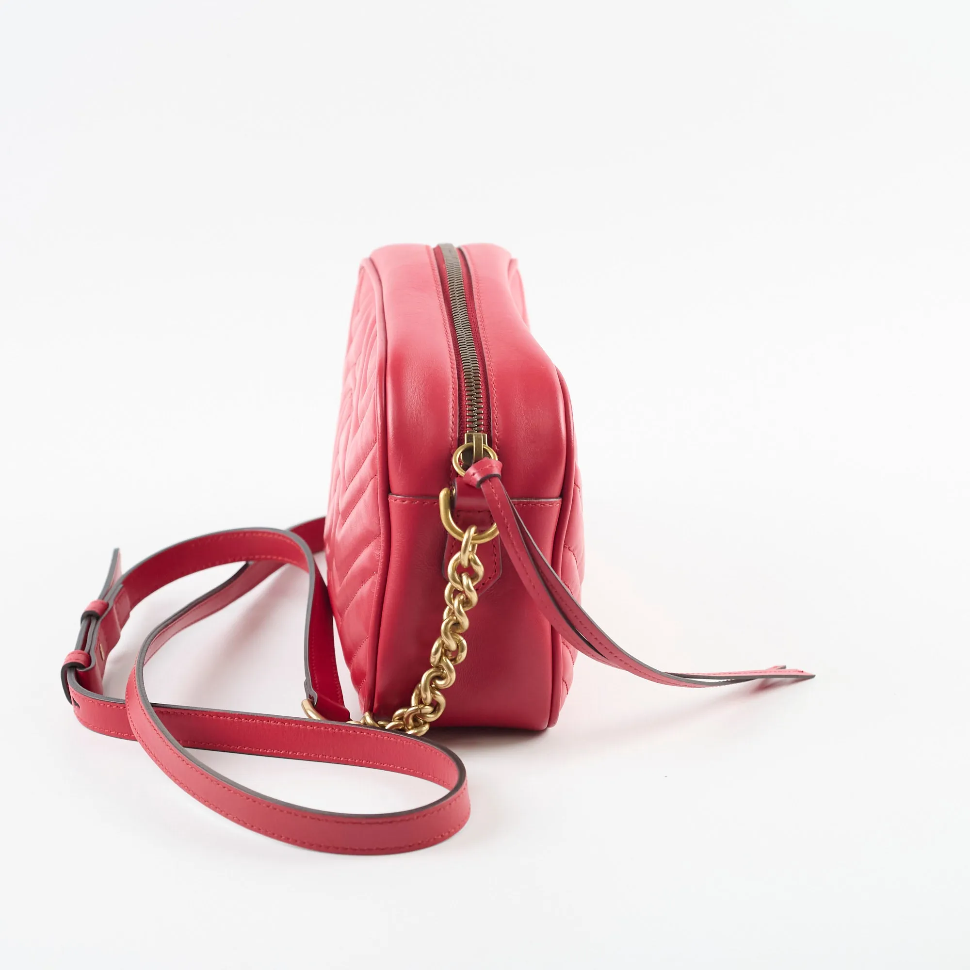 Gucci Marmont Camera Bag Red