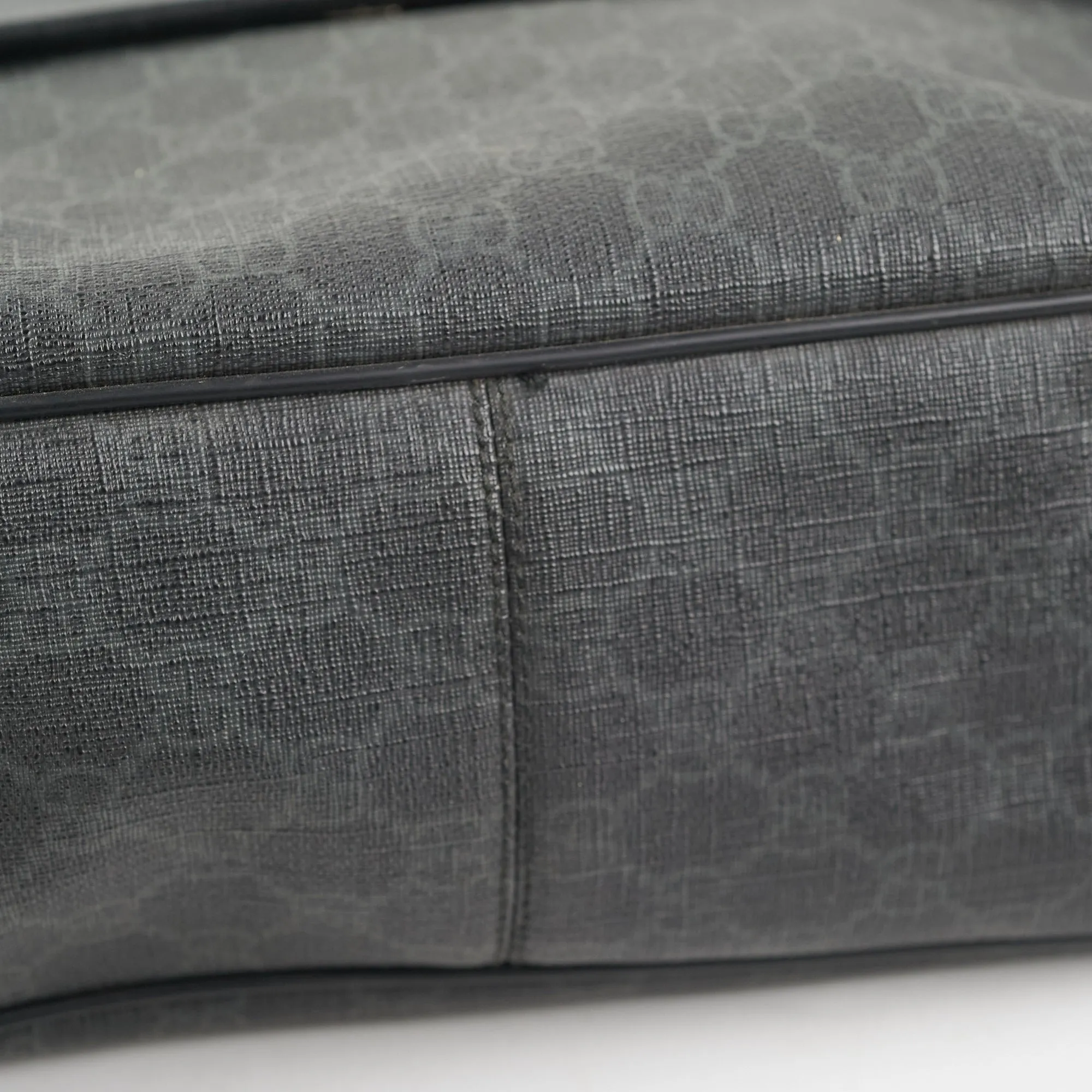 Gucci Mens Black Shoulder Monogram Bag
