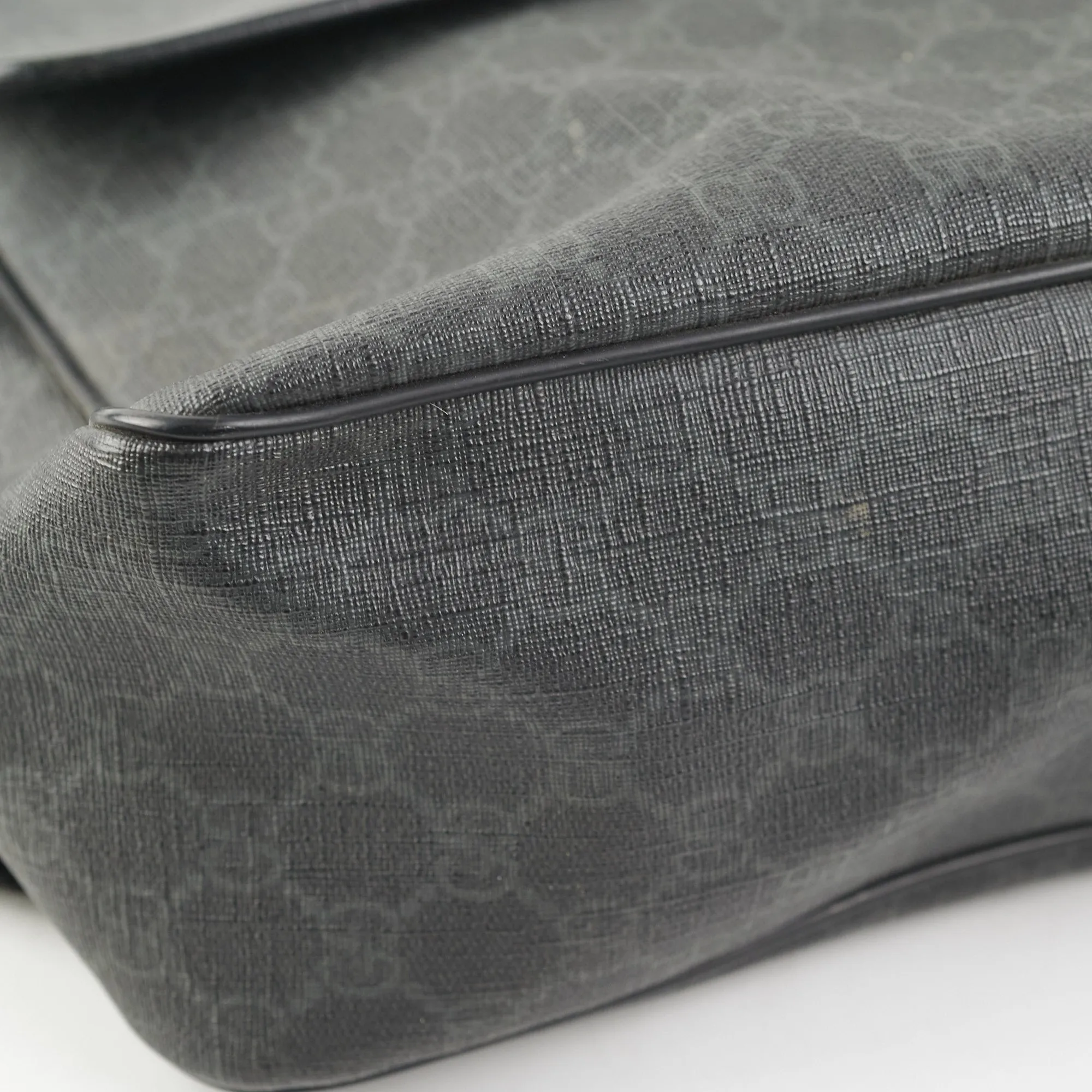 Gucci Mens Black Shoulder Monogram Bag