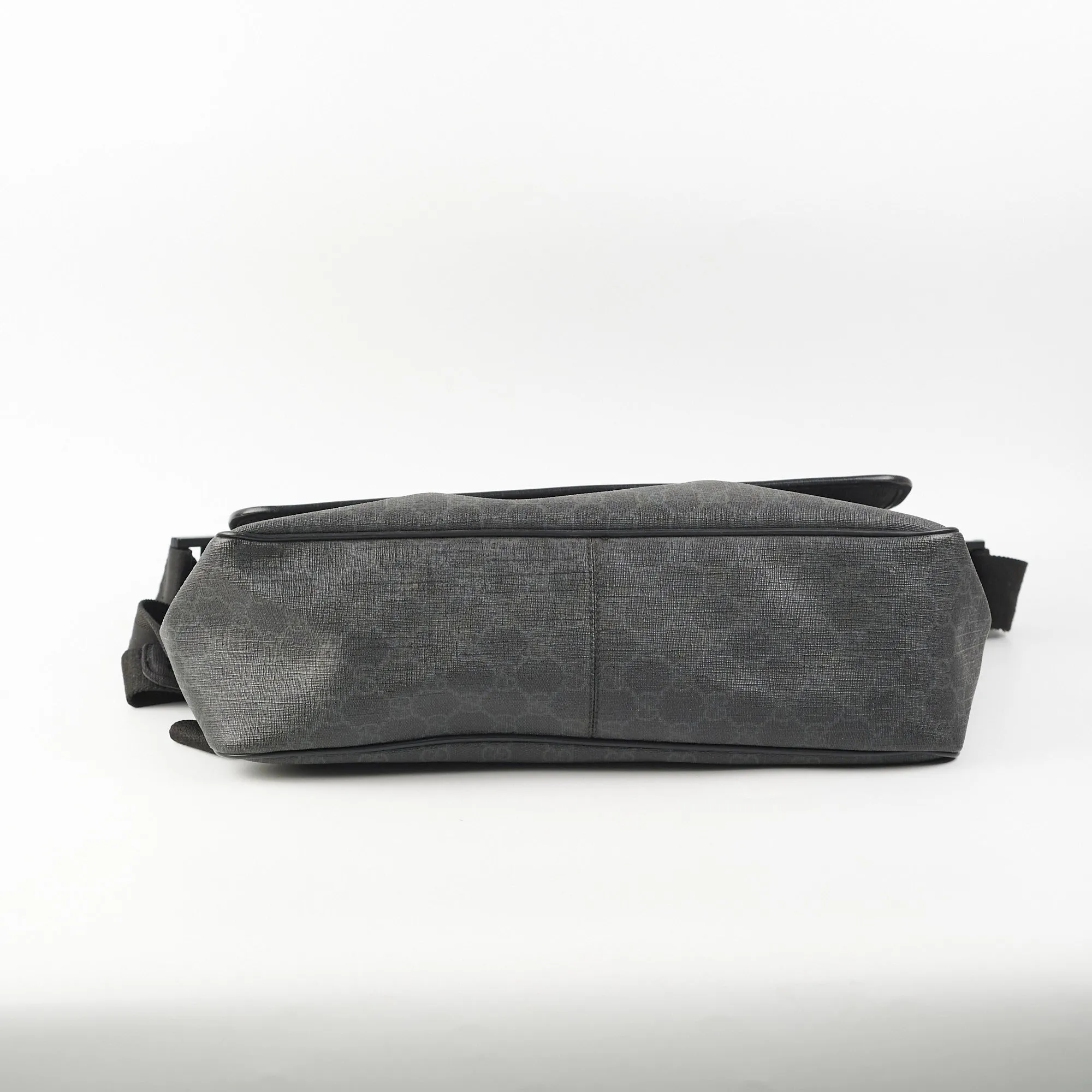 Gucci Mens Black Shoulder Monogram Bag