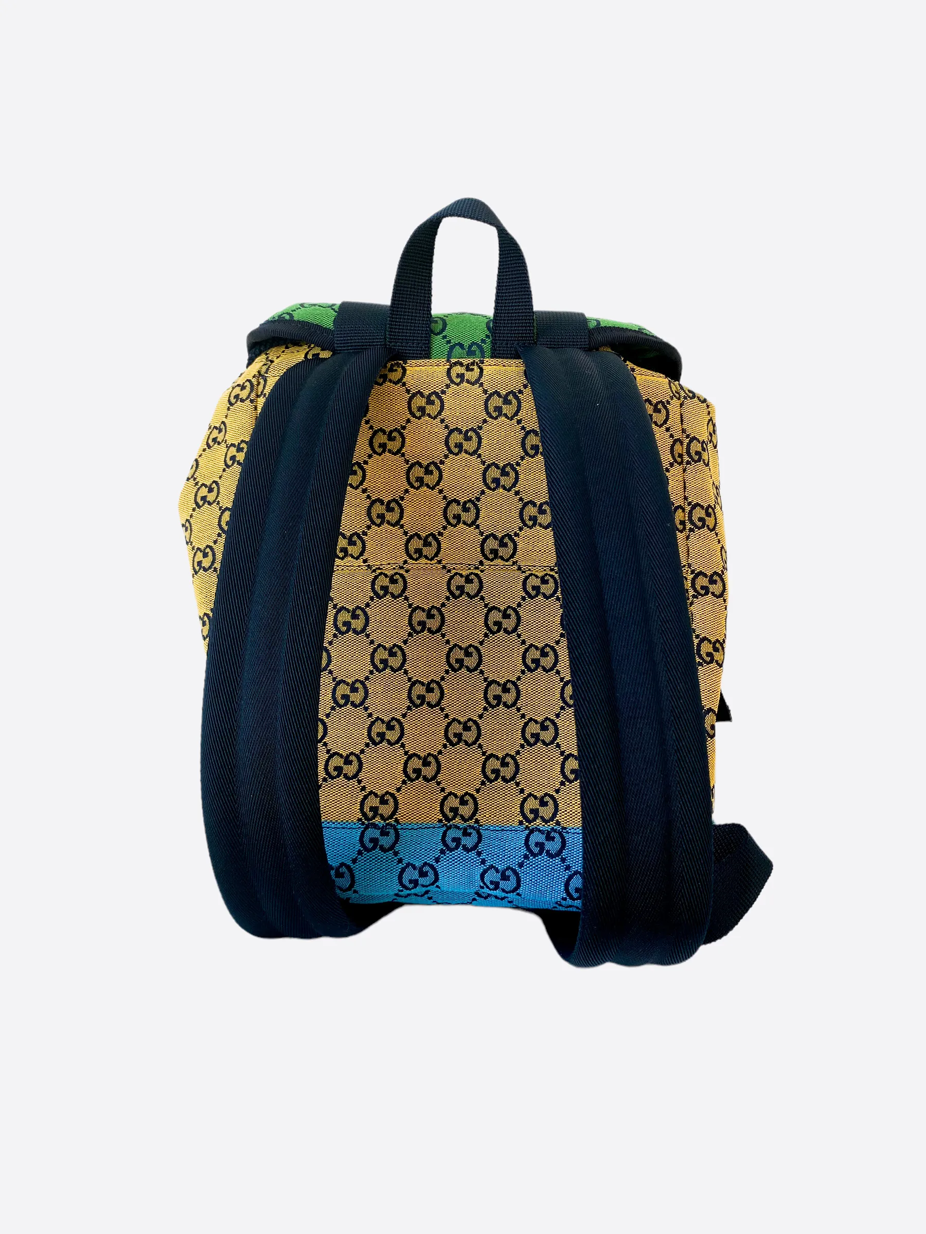 Gucci Multicolor GG Canvas Backpack