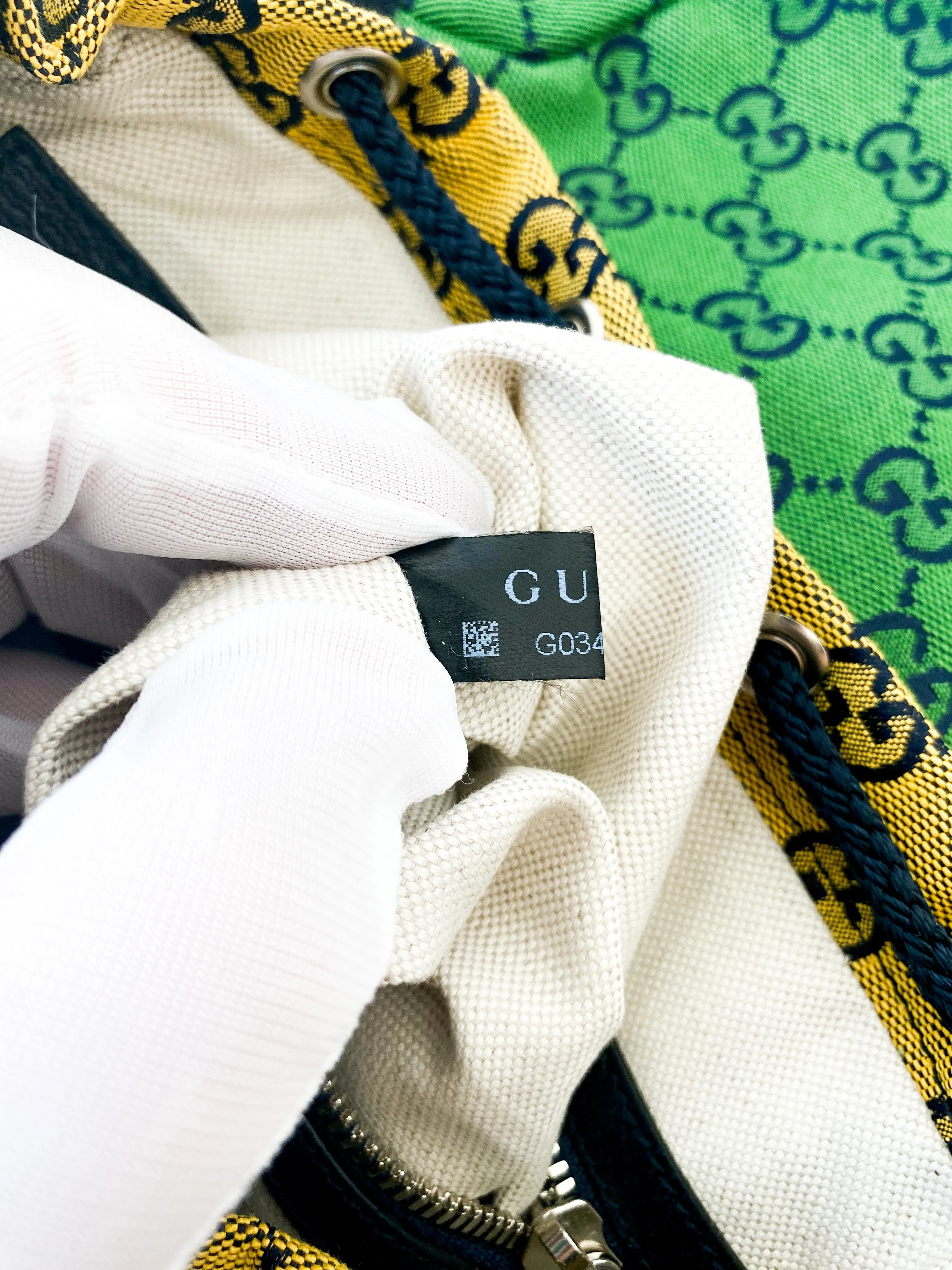 Gucci Multicolor GG Canvas Backpack