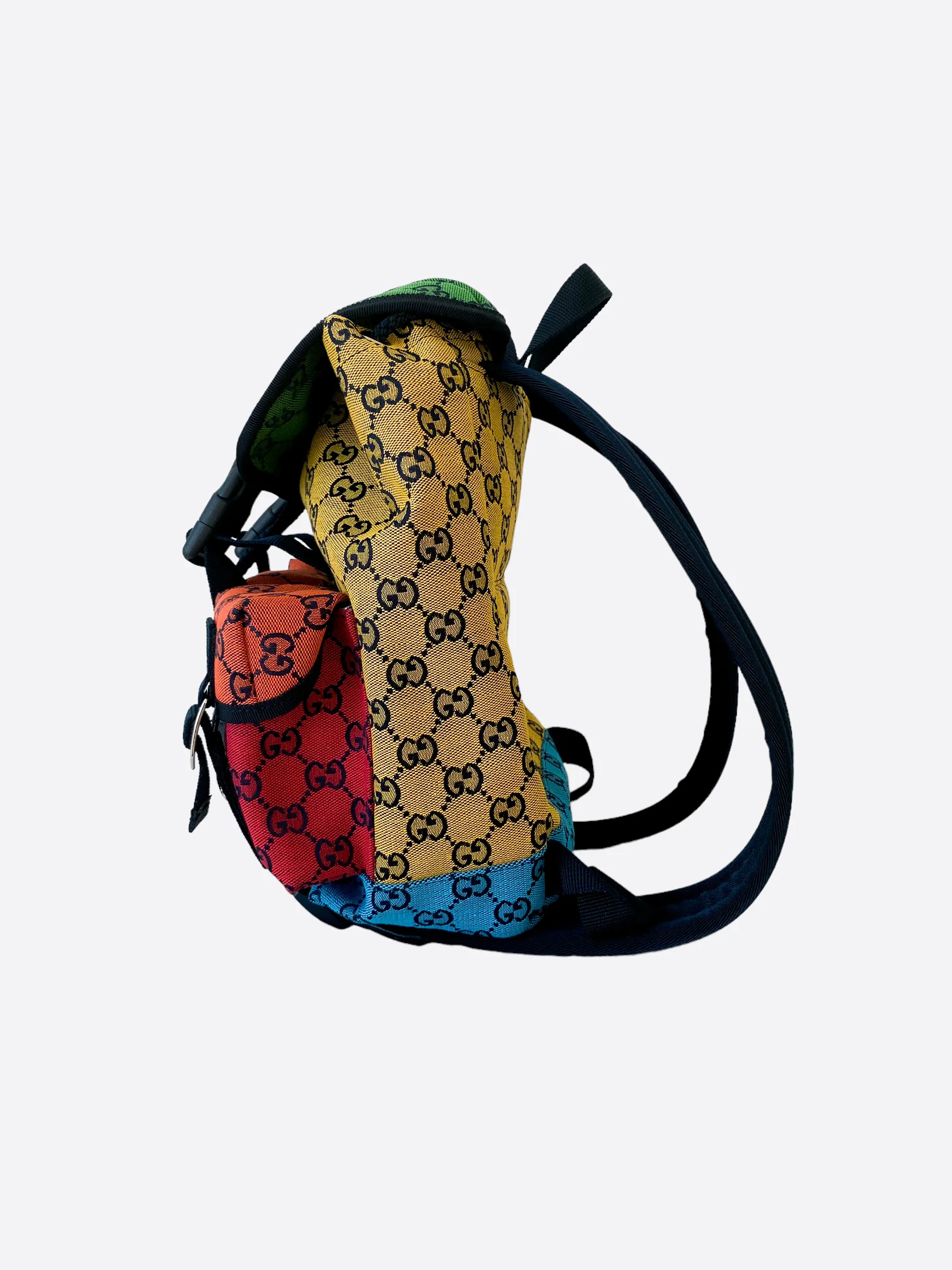 Gucci Multicolor GG Canvas Backpack