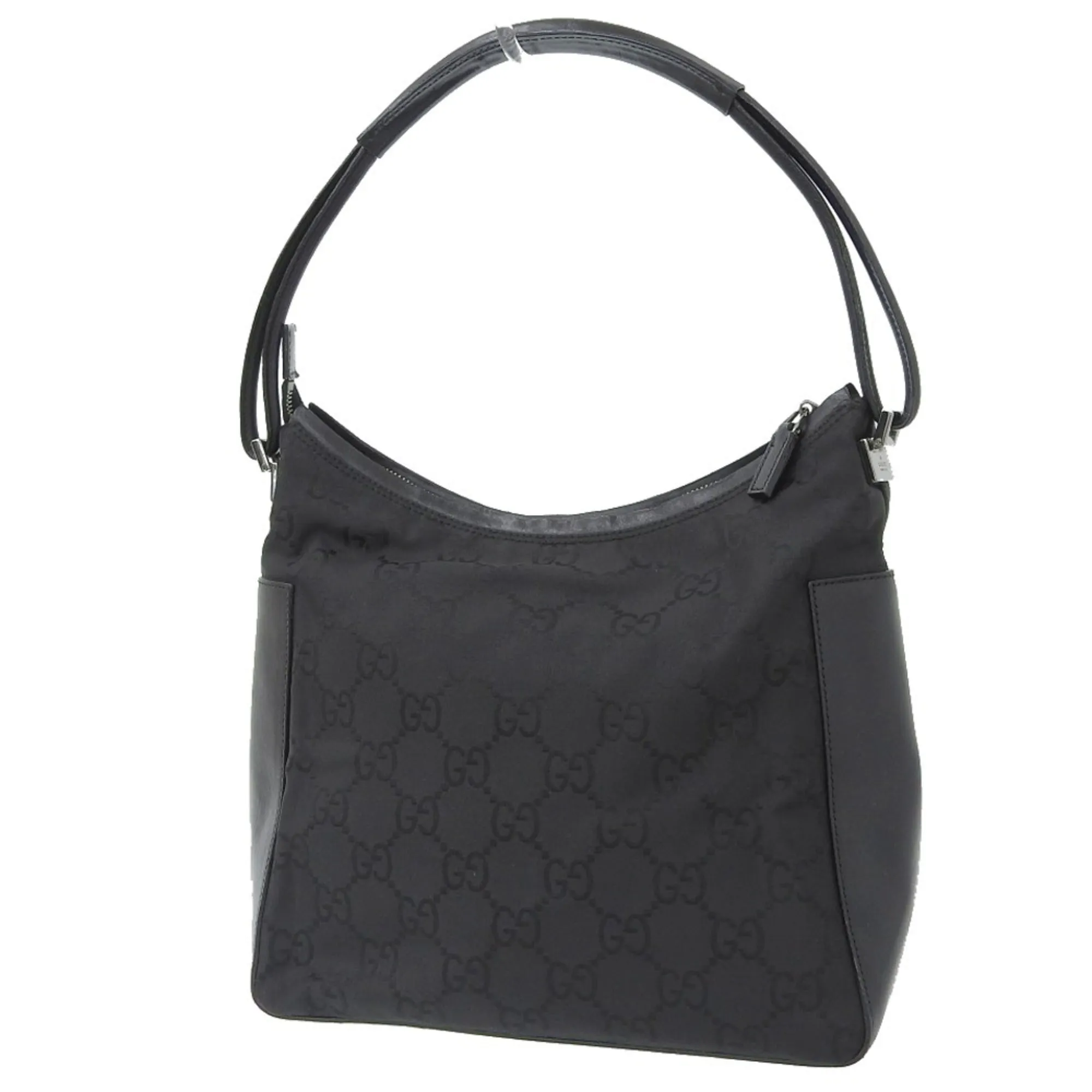 Gucci  Nylon Leather Shoulder Bag (Pre-Owned)