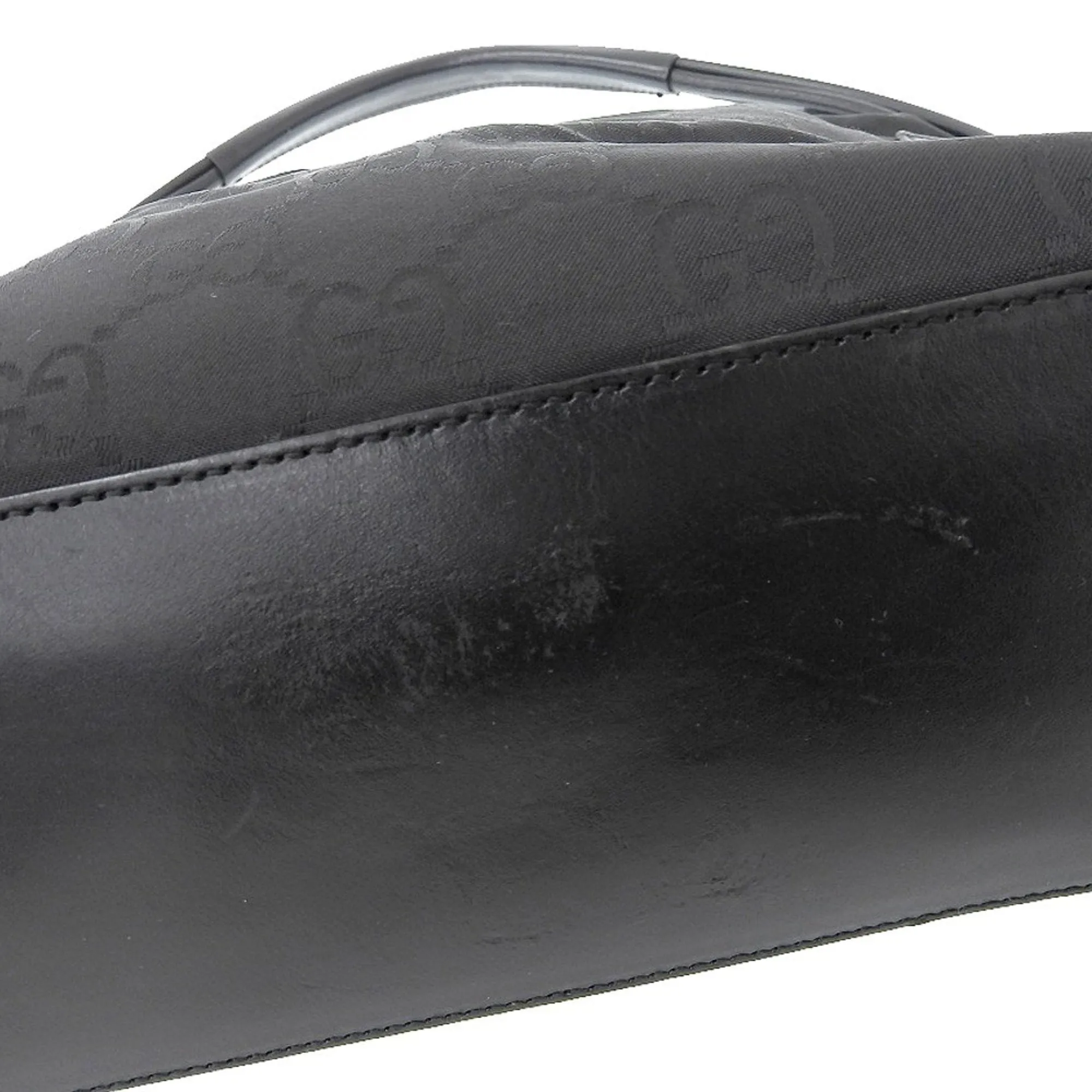 Gucci  Nylon Leather Shoulder Bag (Pre-Owned)