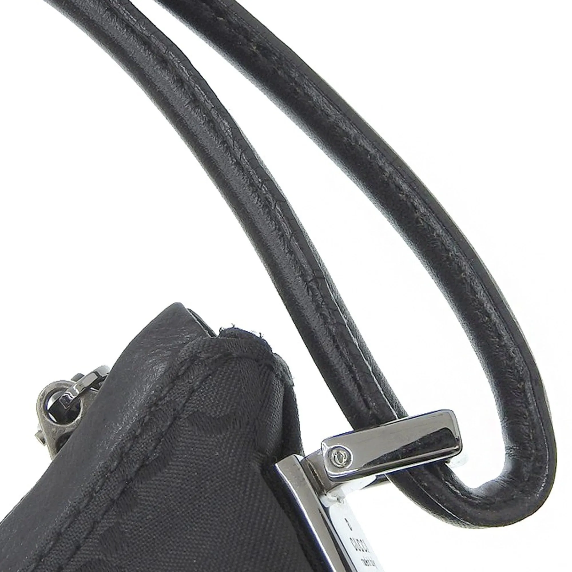 Gucci  Nylon Leather Shoulder Bag (Pre-Owned)