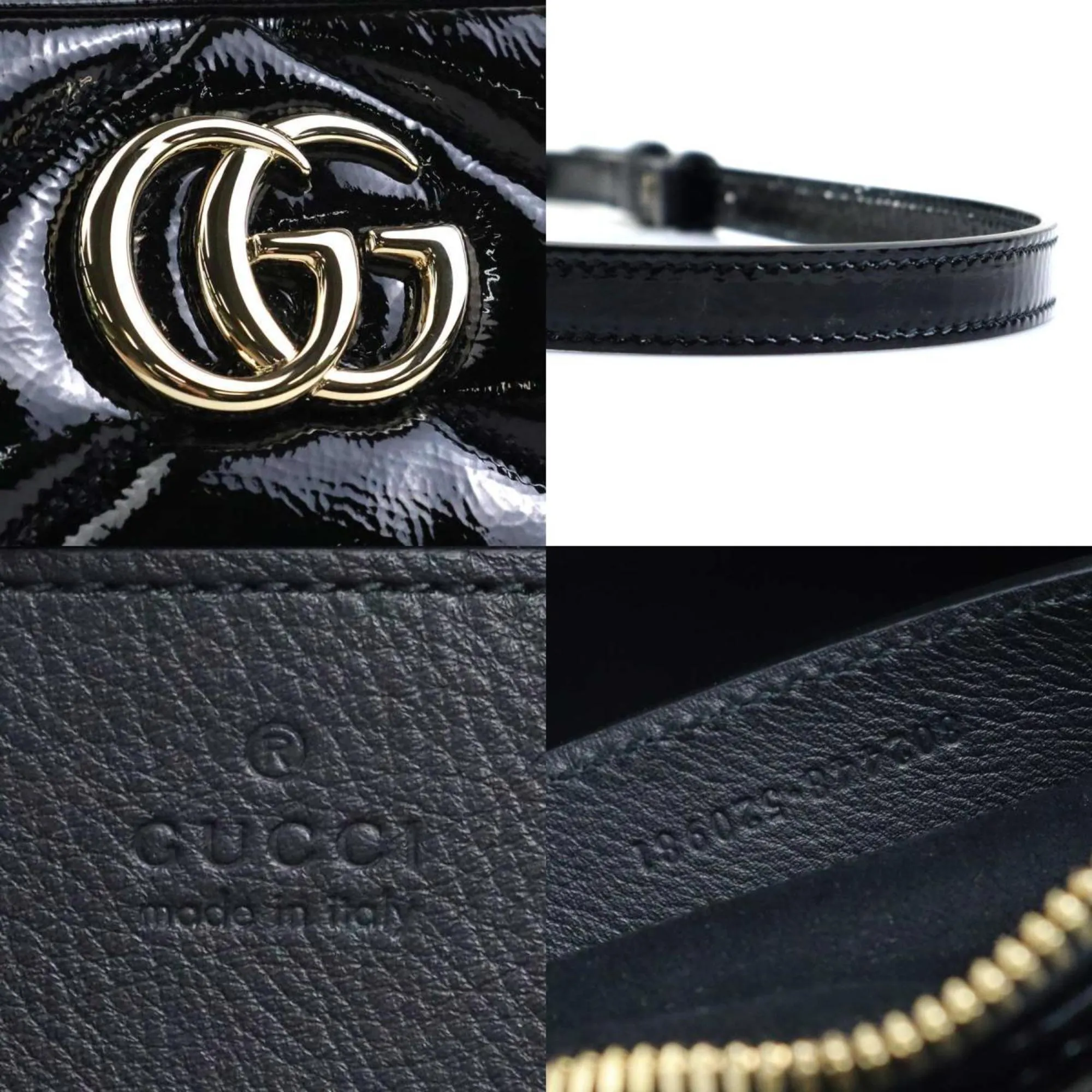 Gucci  Patent Leather Shoulder Bag (Pre-Owned)