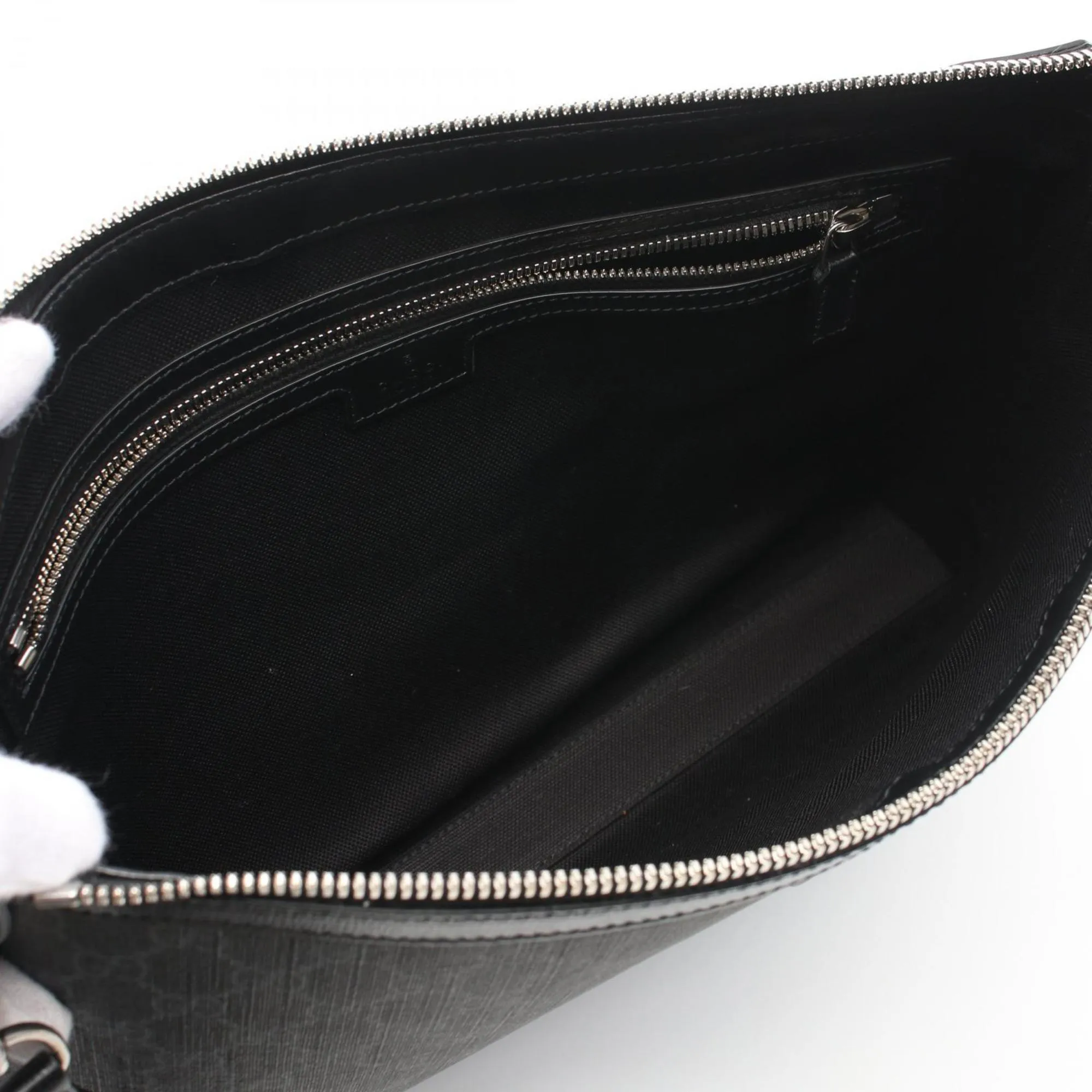 Gucci   Pvc Coated Canvas Leather Shoulder Bag (Pre-Owned)