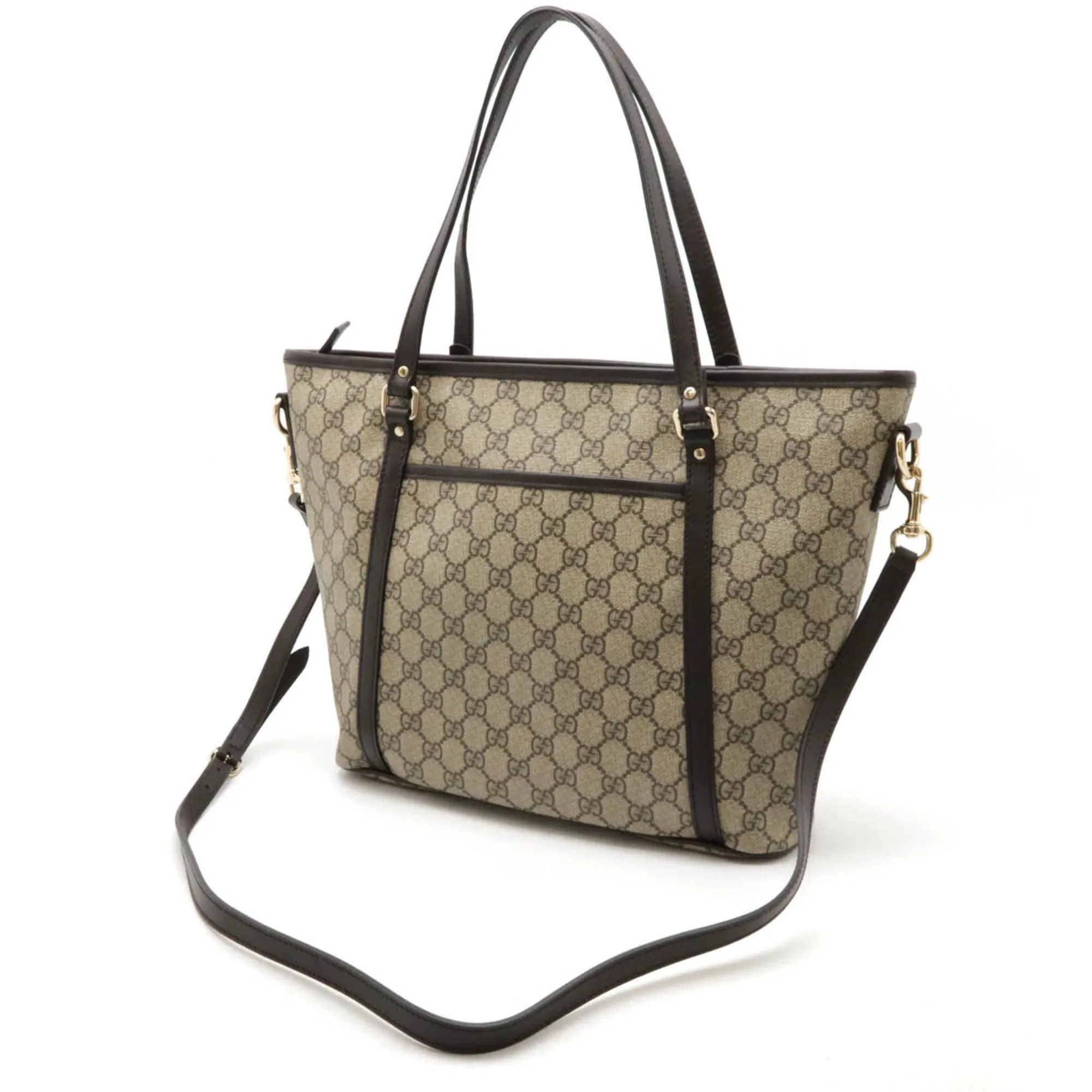 Gucci    Pvc Leather Shoulder Bag Tote Bag (Pre-Owned)
