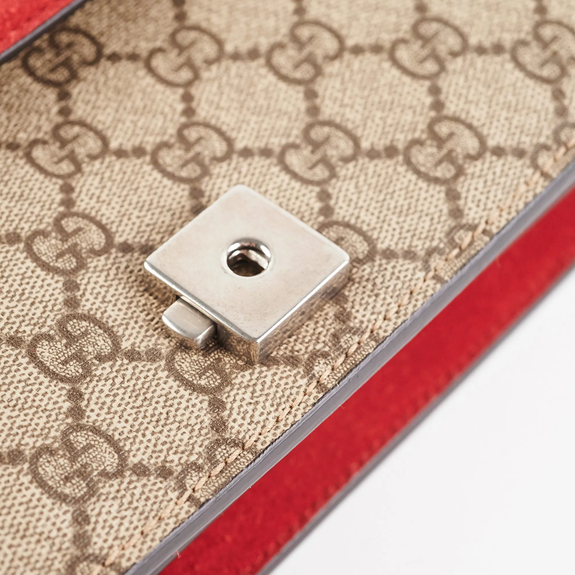 Gucci Small Dionysus Shoulder Bag Red