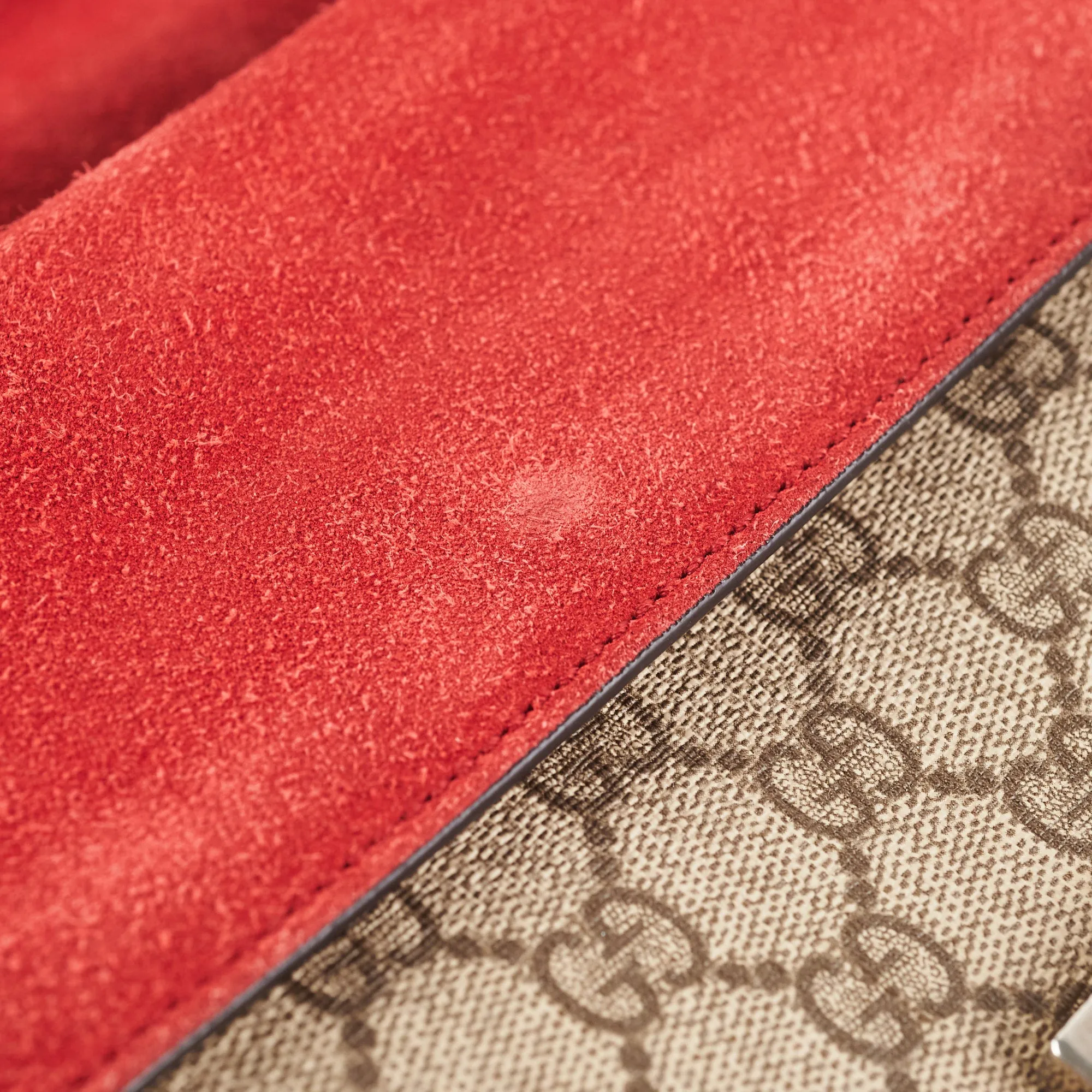 Gucci Small Dionysus Shoulder Bag Red