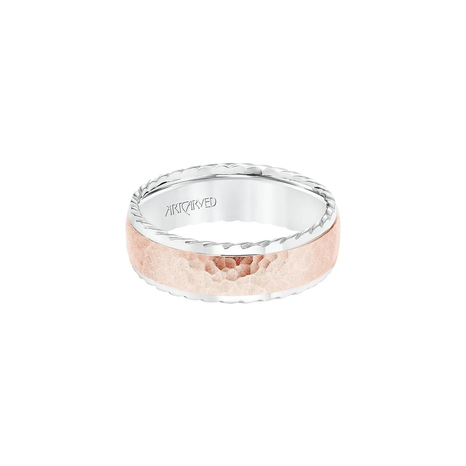 Hammered Finish 7mm Band