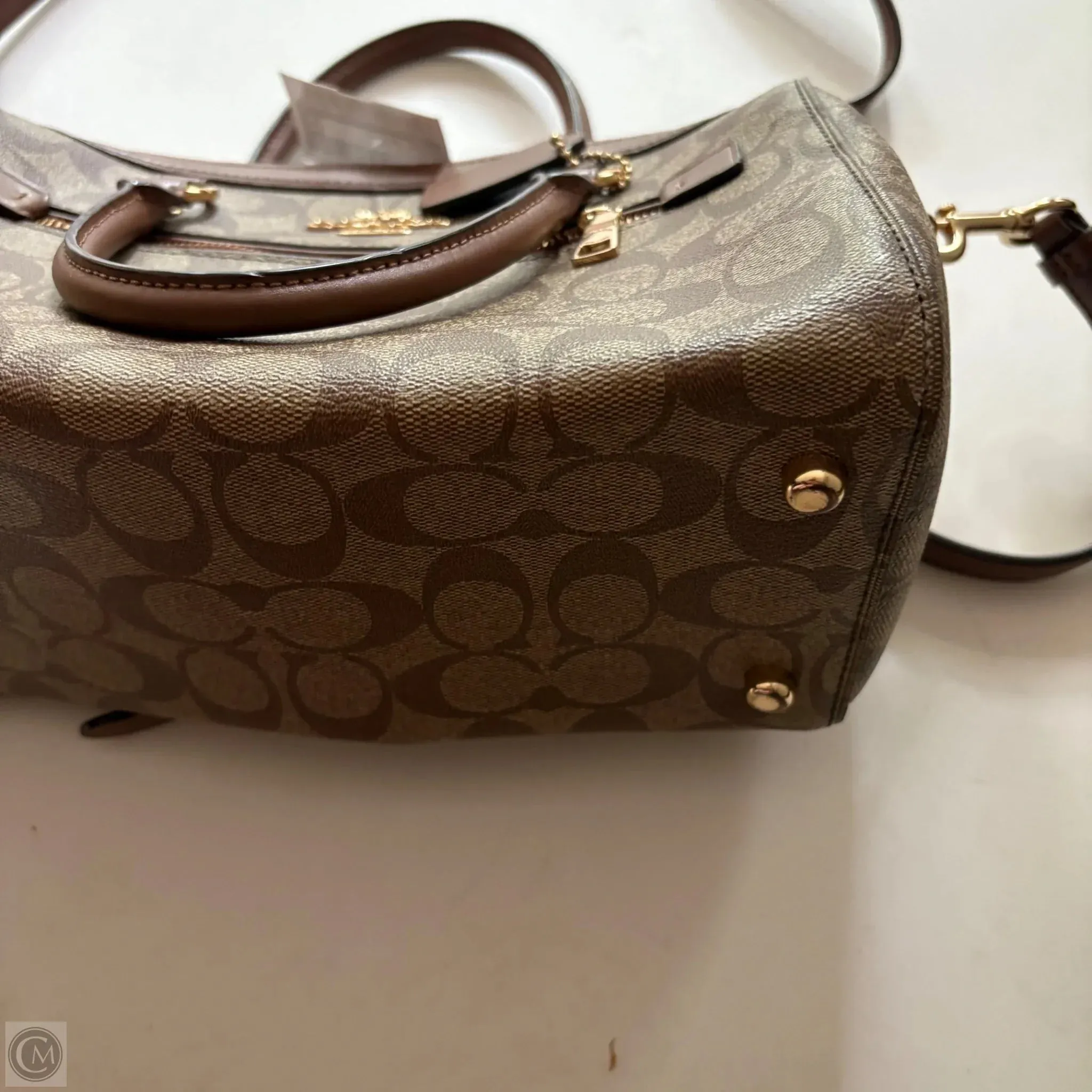 Handbag Designer By Coach, Size: Medium
