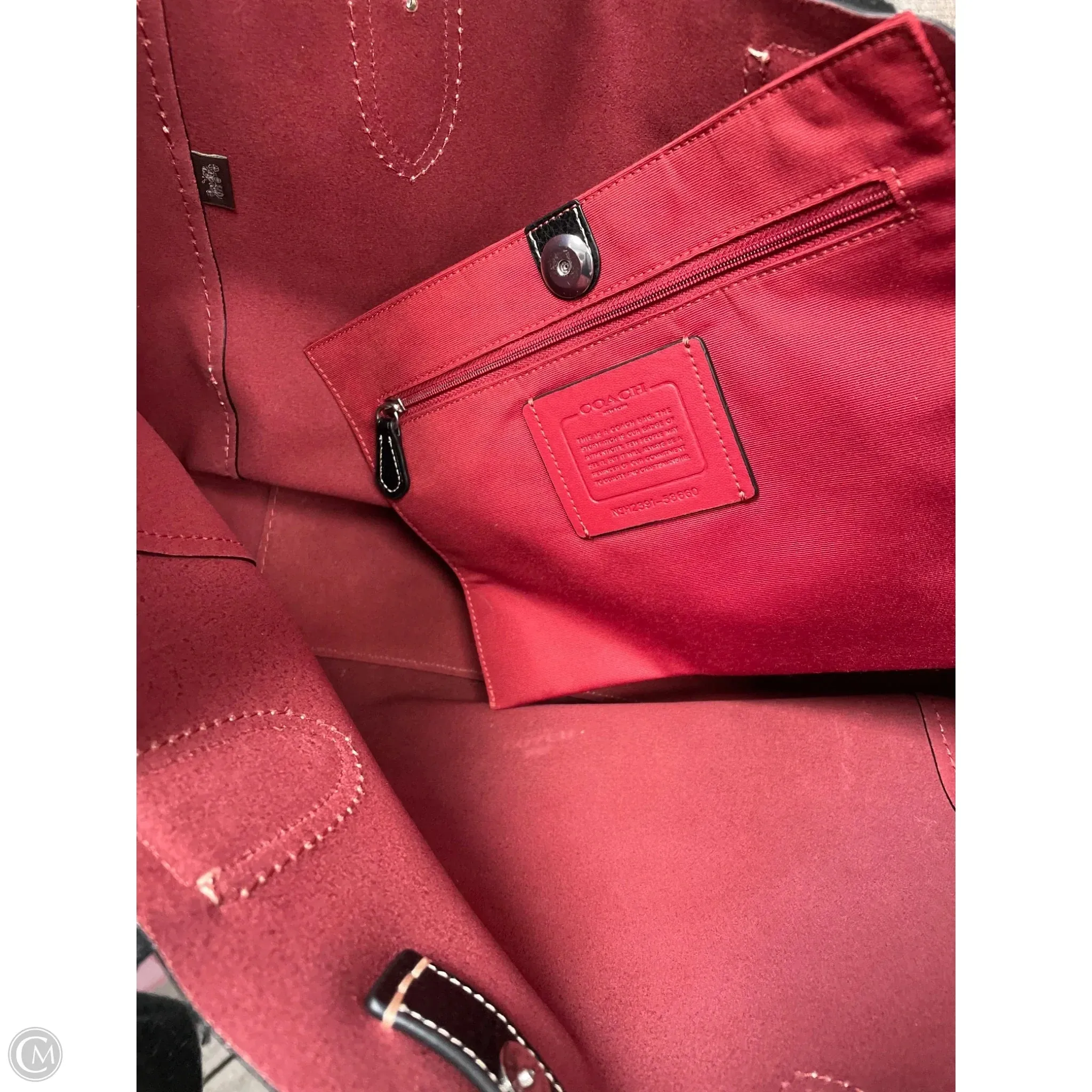 Handbag Designer By Coach, Size: Medium