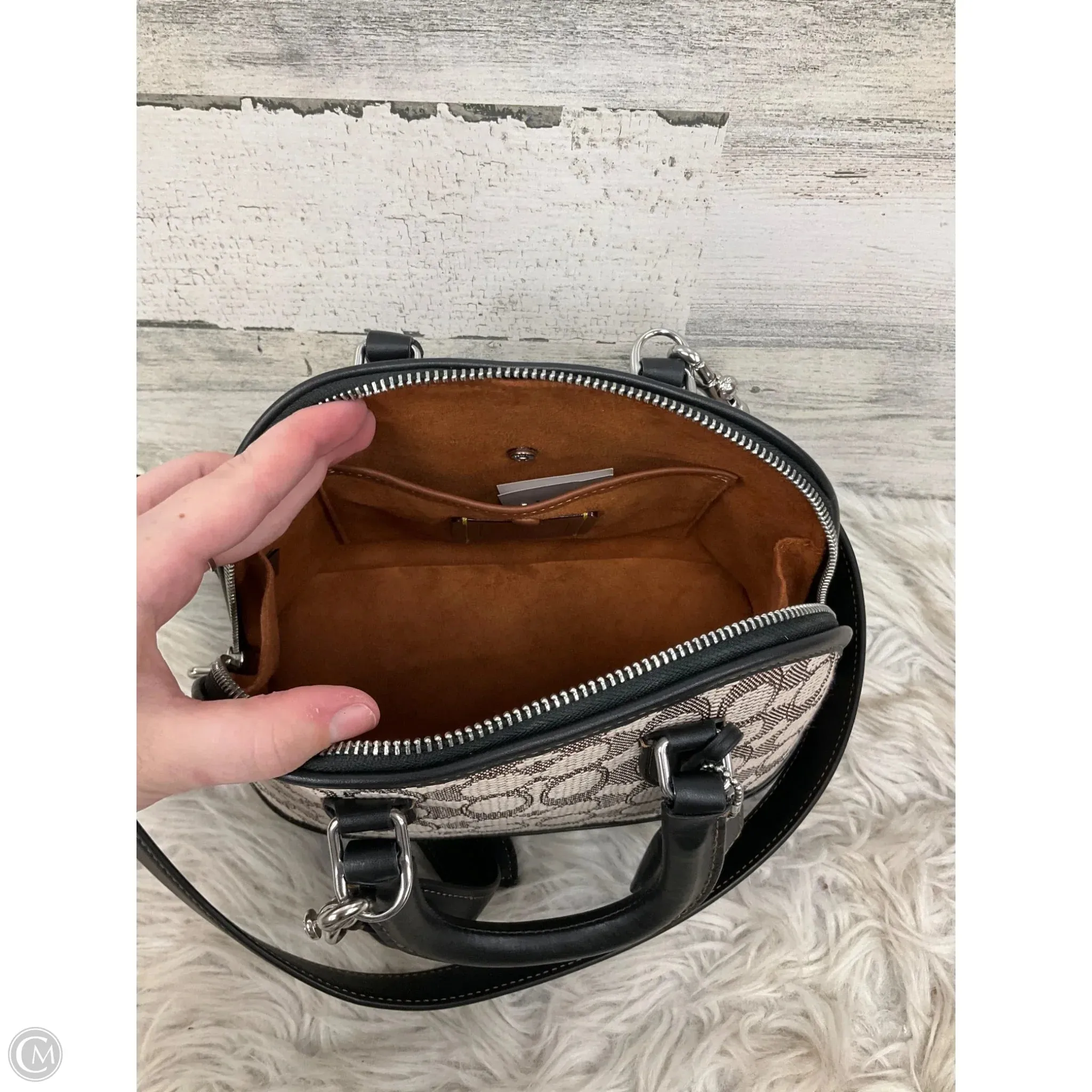 Handbag Designer By Coach, Size: Small