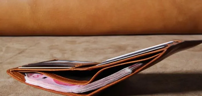 Handmade Genuine Leather Mens Cool Slim Leather Billfold Wallet Men billfold Wallets Bifold for Men