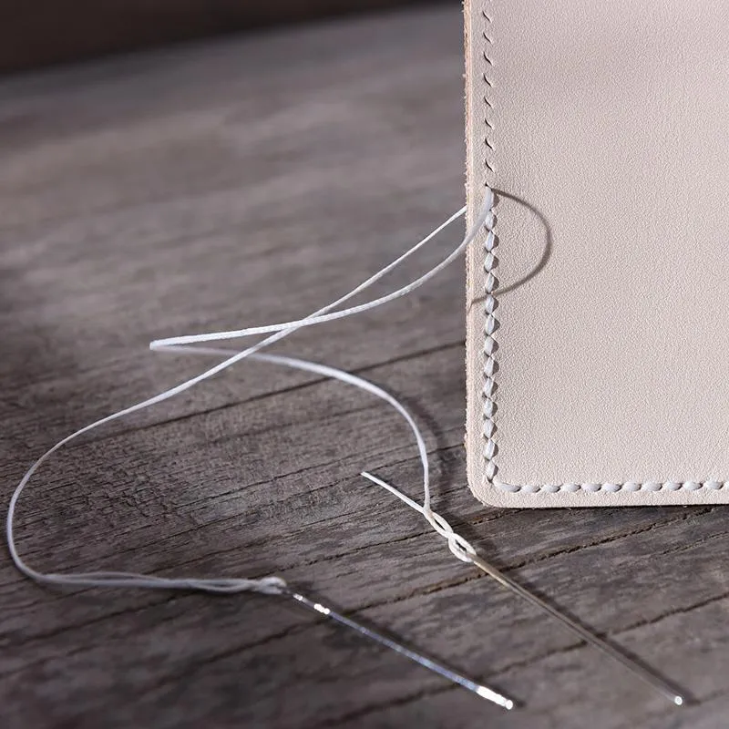 Handmade Leather Mens Clutch Wallet Cool Slim Leather Wallet Long Phone Wallets for Men