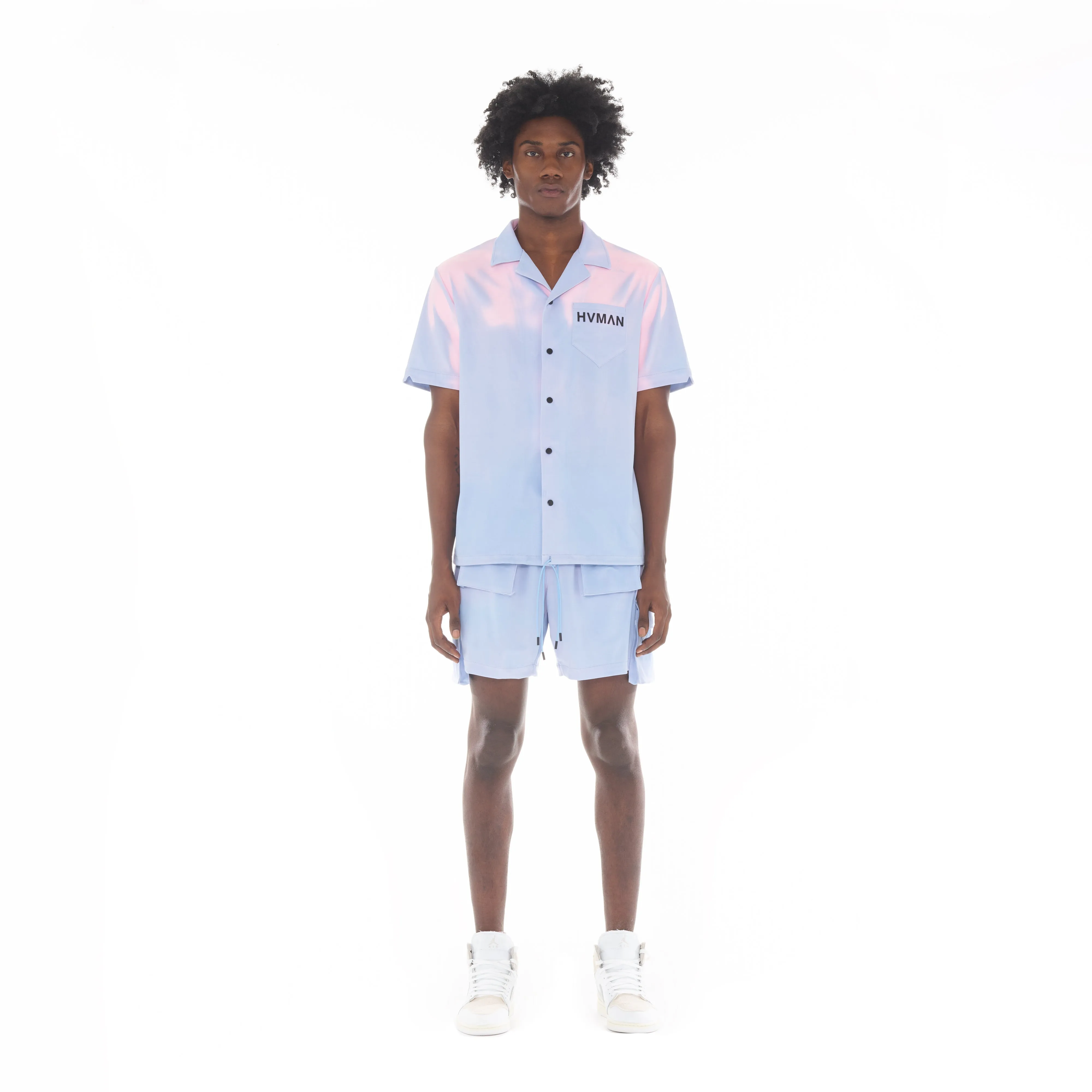 Heat Sensitive Nylon Shirt In Sky