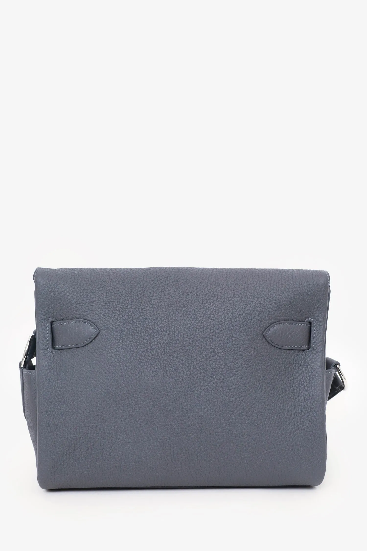 Hermes 2024 Grey Togo Leather Kelly Messenger Bag