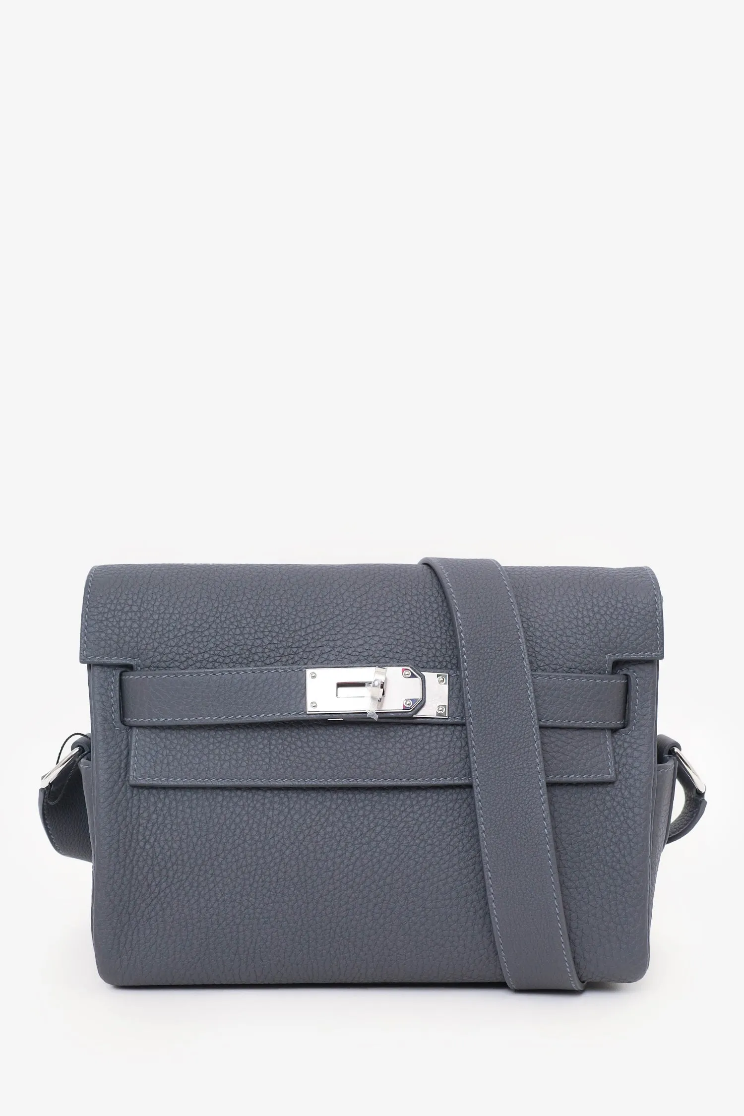 Hermes 2024 Grey Togo Leather Kelly Messenger Bag handbags bulk sale