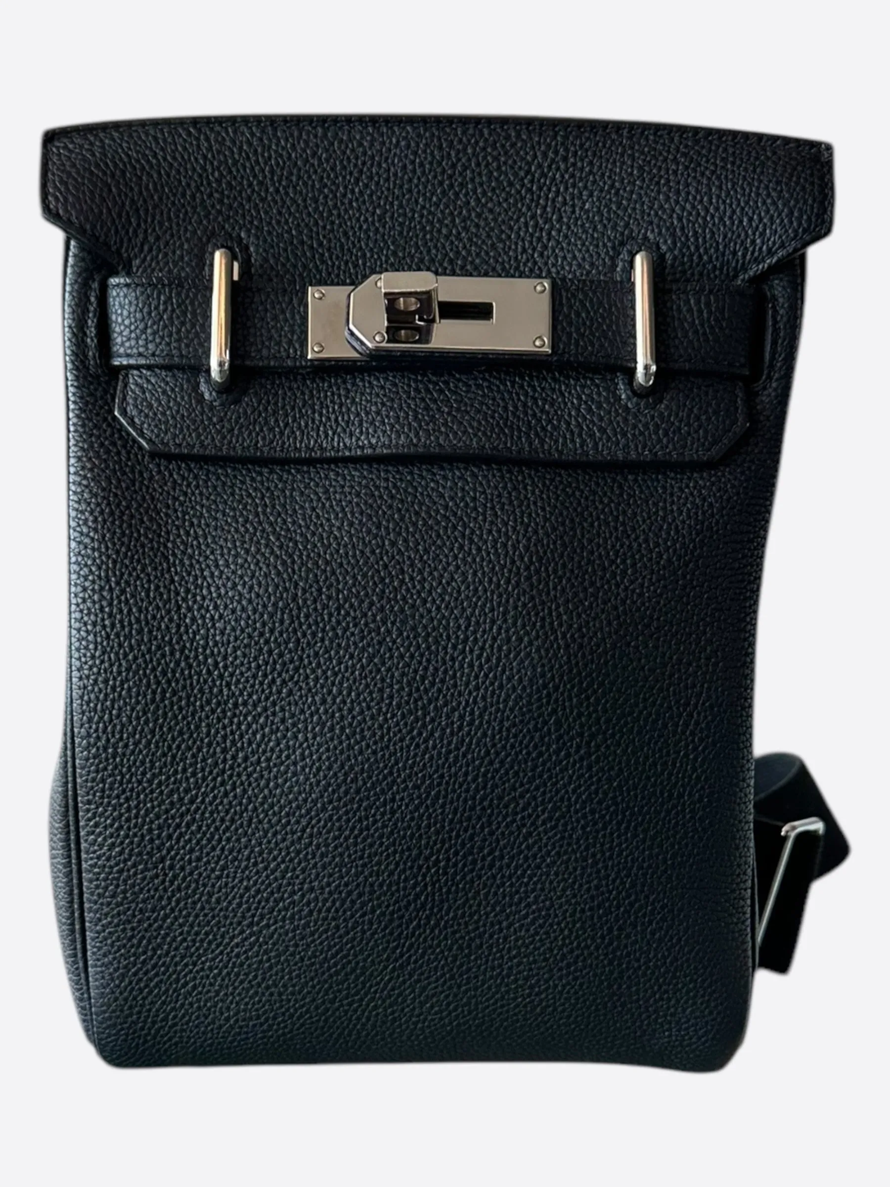 Hermes Black HAC A Dos PM Backpack