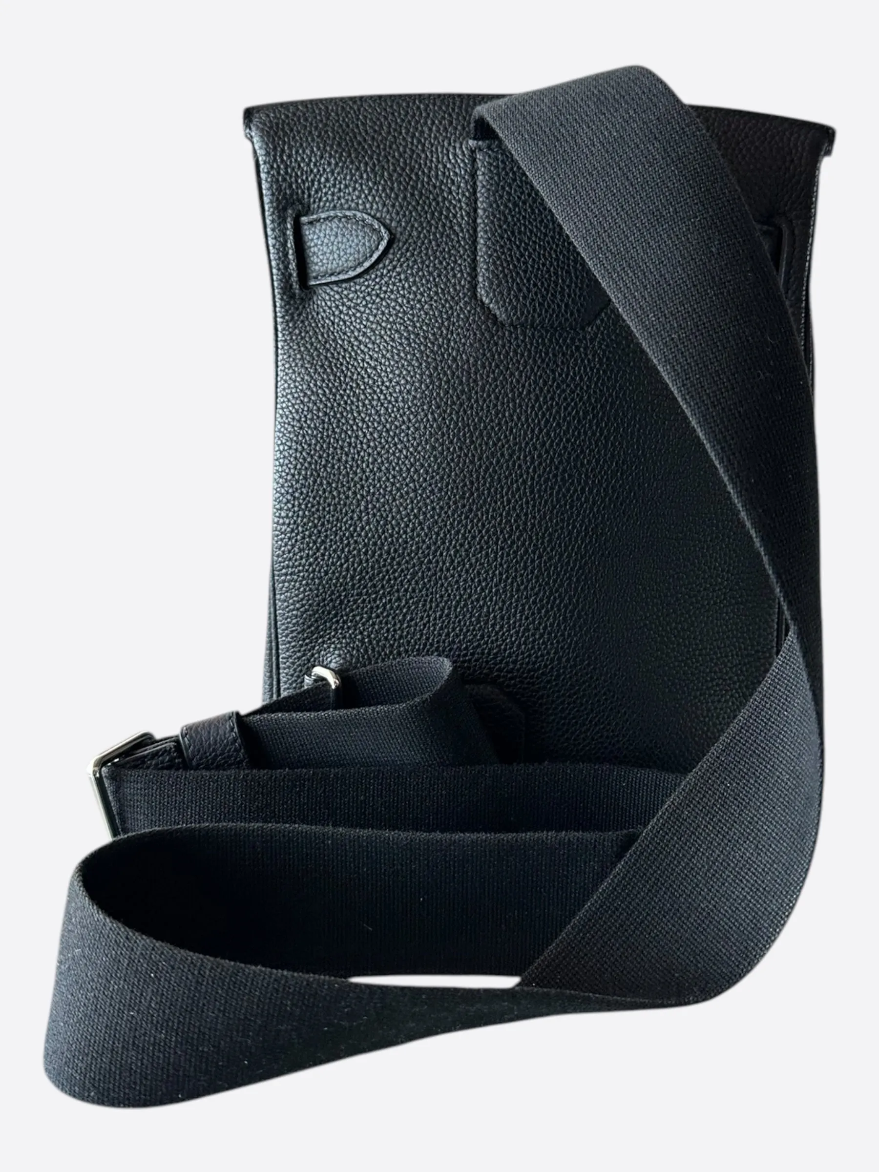 Hermes Black HAC A Dos PM Backpack