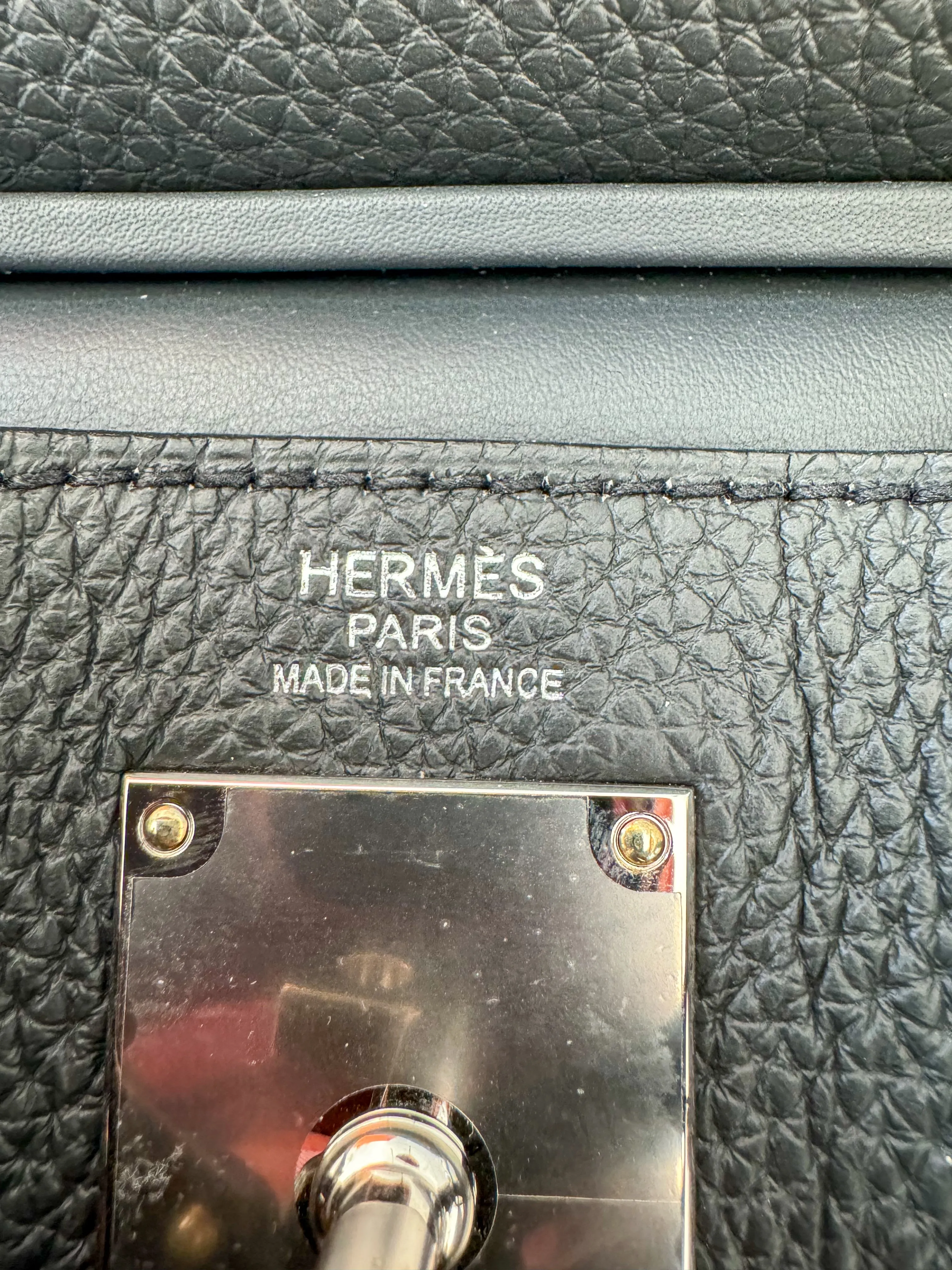 Hermes Black HAC A Dos PM Backpack