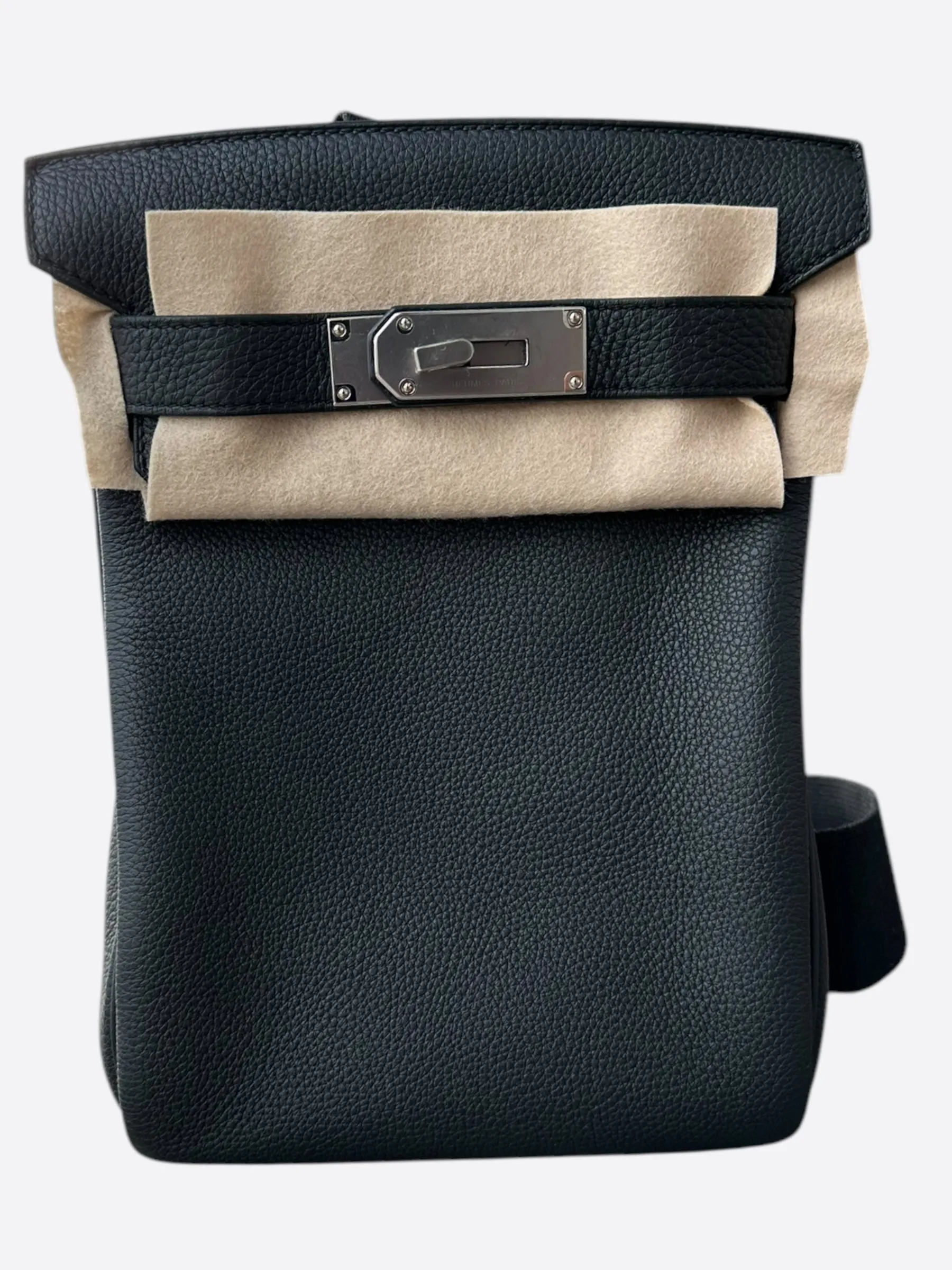 Hermes Black HAC A Dos PM Backpack