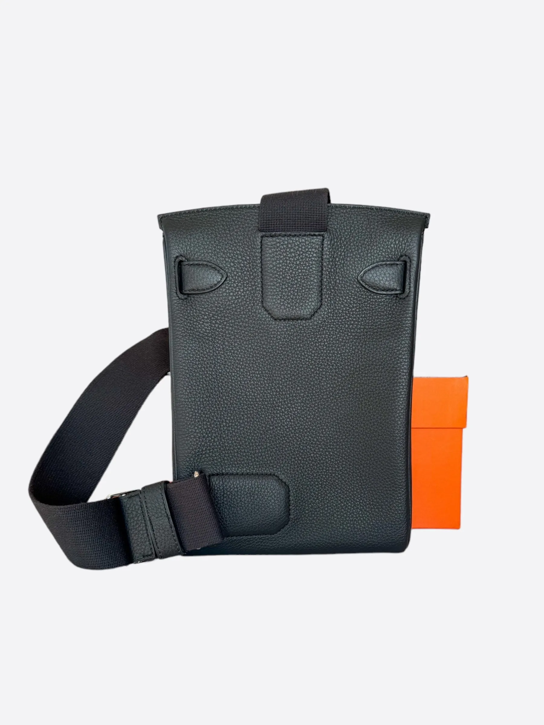 Hermes Black HAC A Dos PM Backpack