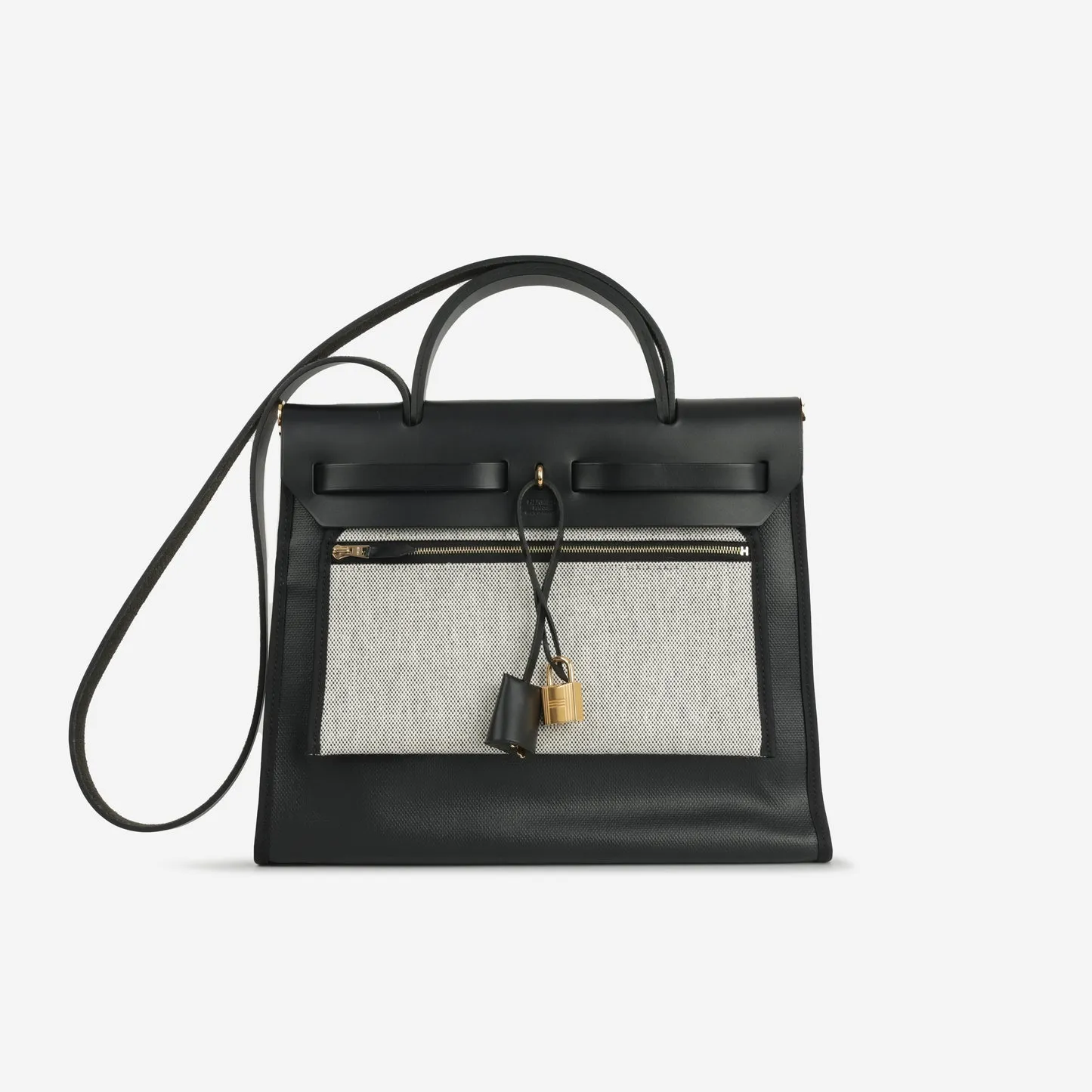 Hermes - Herbag 31 - Noir Berline Toile GHW - 2022 - Pre-Loved