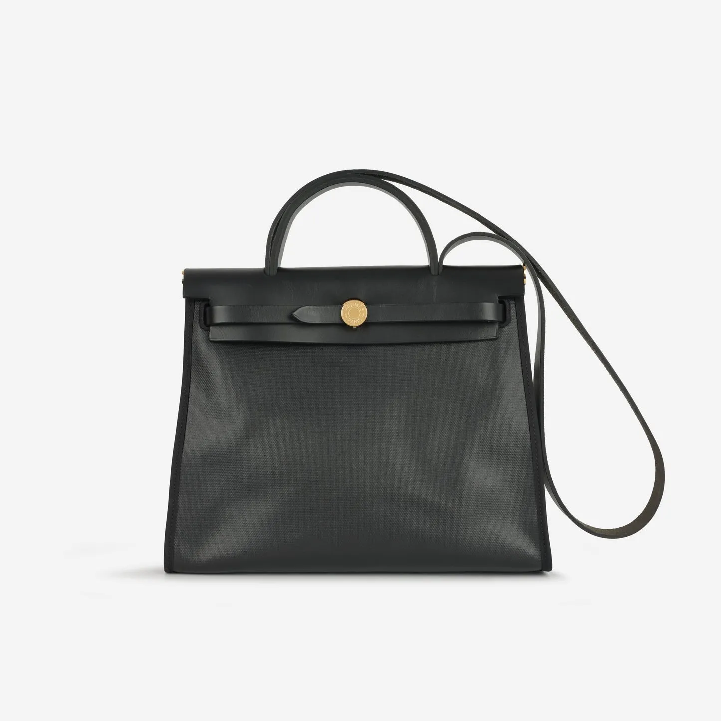 Hermes - Herbag 31 - Noir Berline Toile GHW - 2022 - Pre-Loved handbags bulk sale