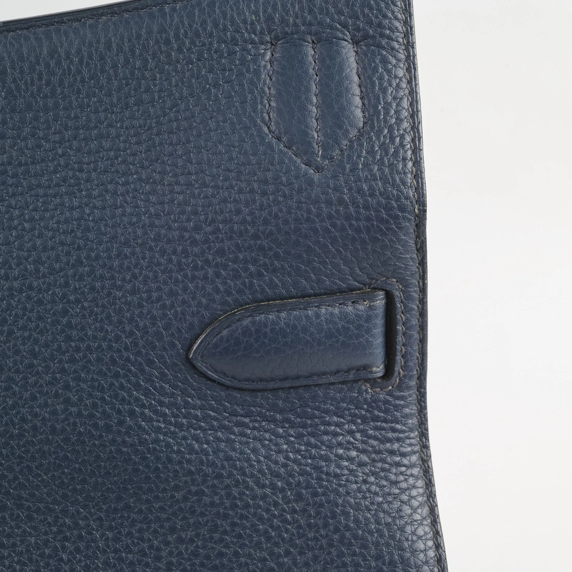 Hermes Jypsiere 34 Navy Square Q Stamp
