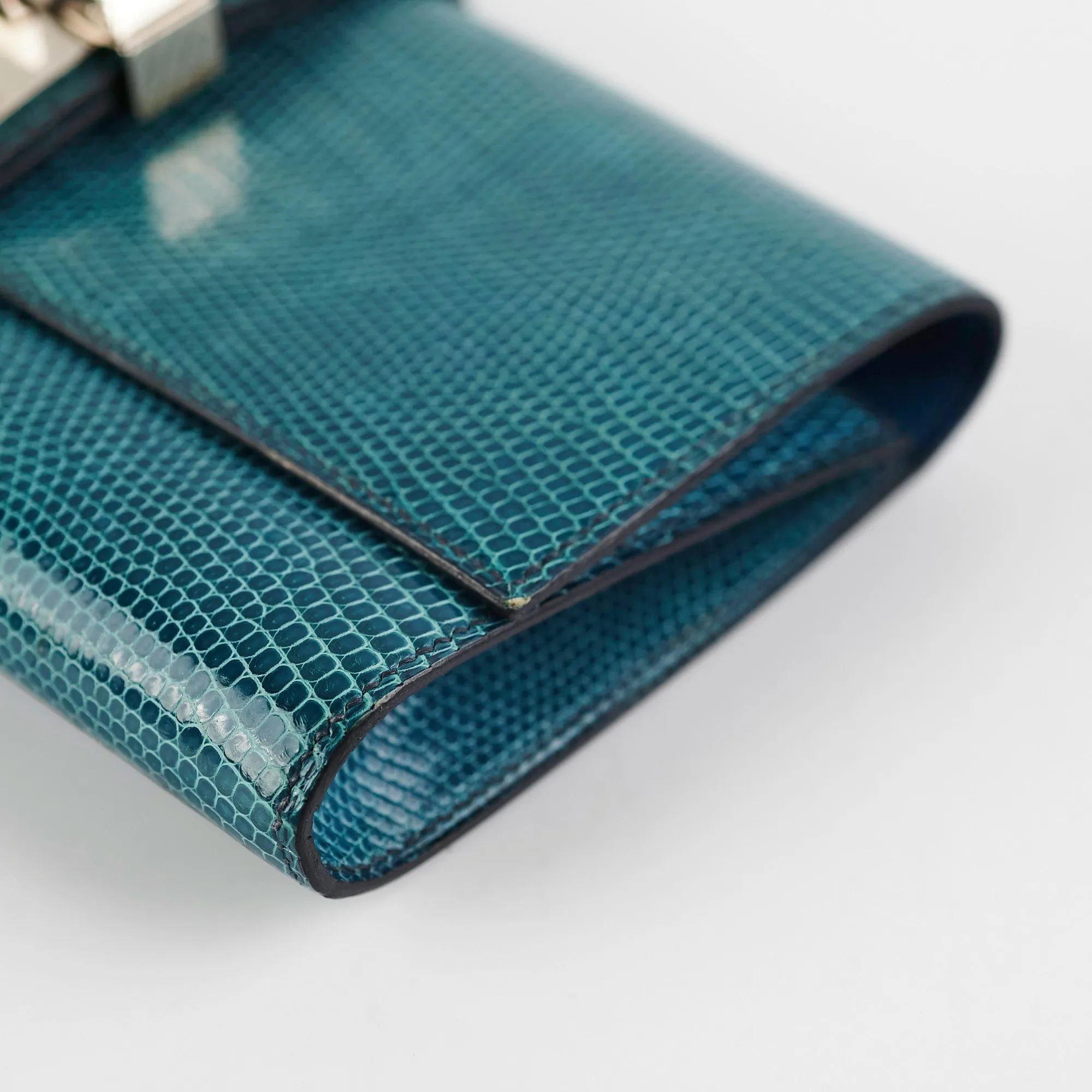 Hermes Medor Lizard Clutch - R Stamp 2014
