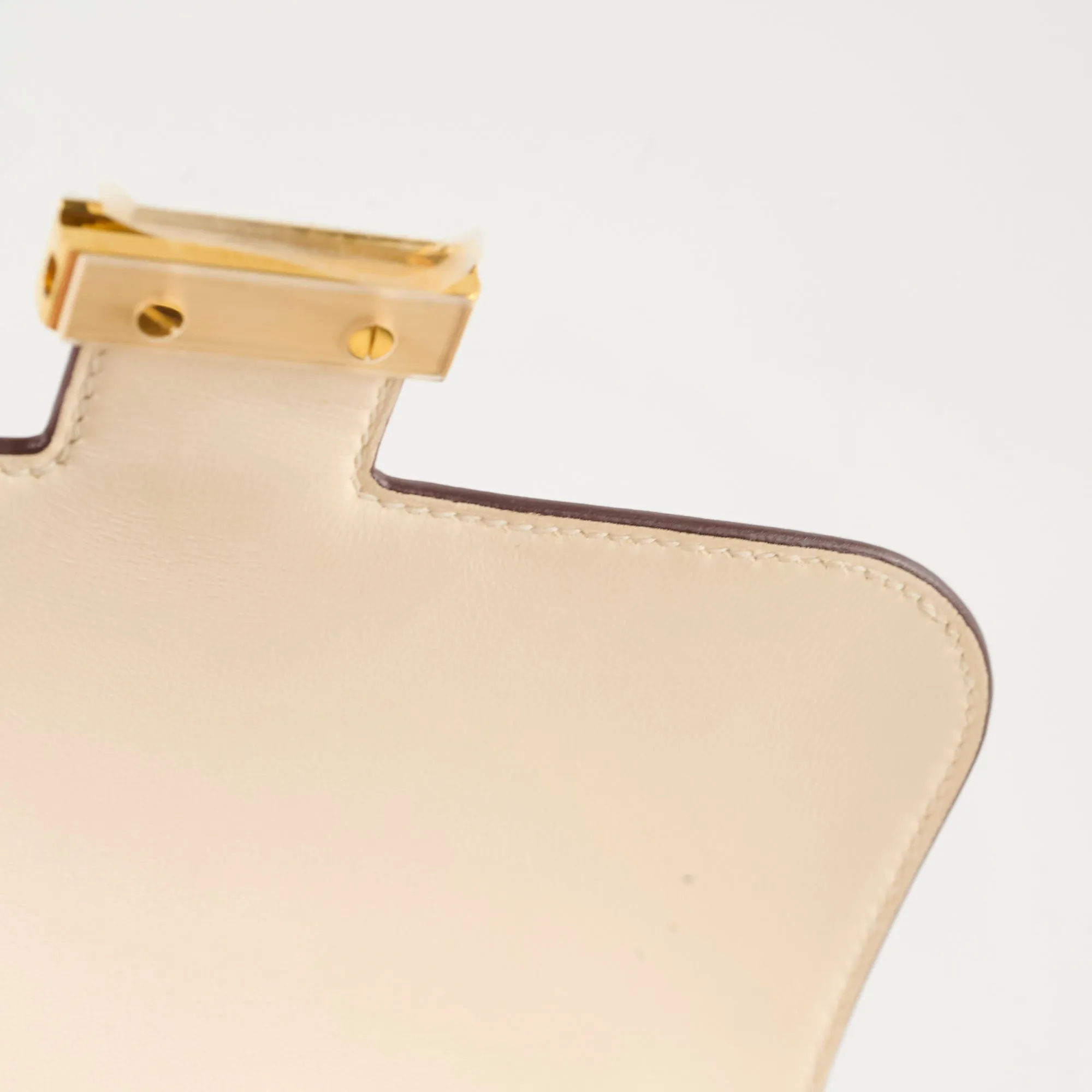 Hermes Mini Constance 18 Nata Epsom U Stamp 2022