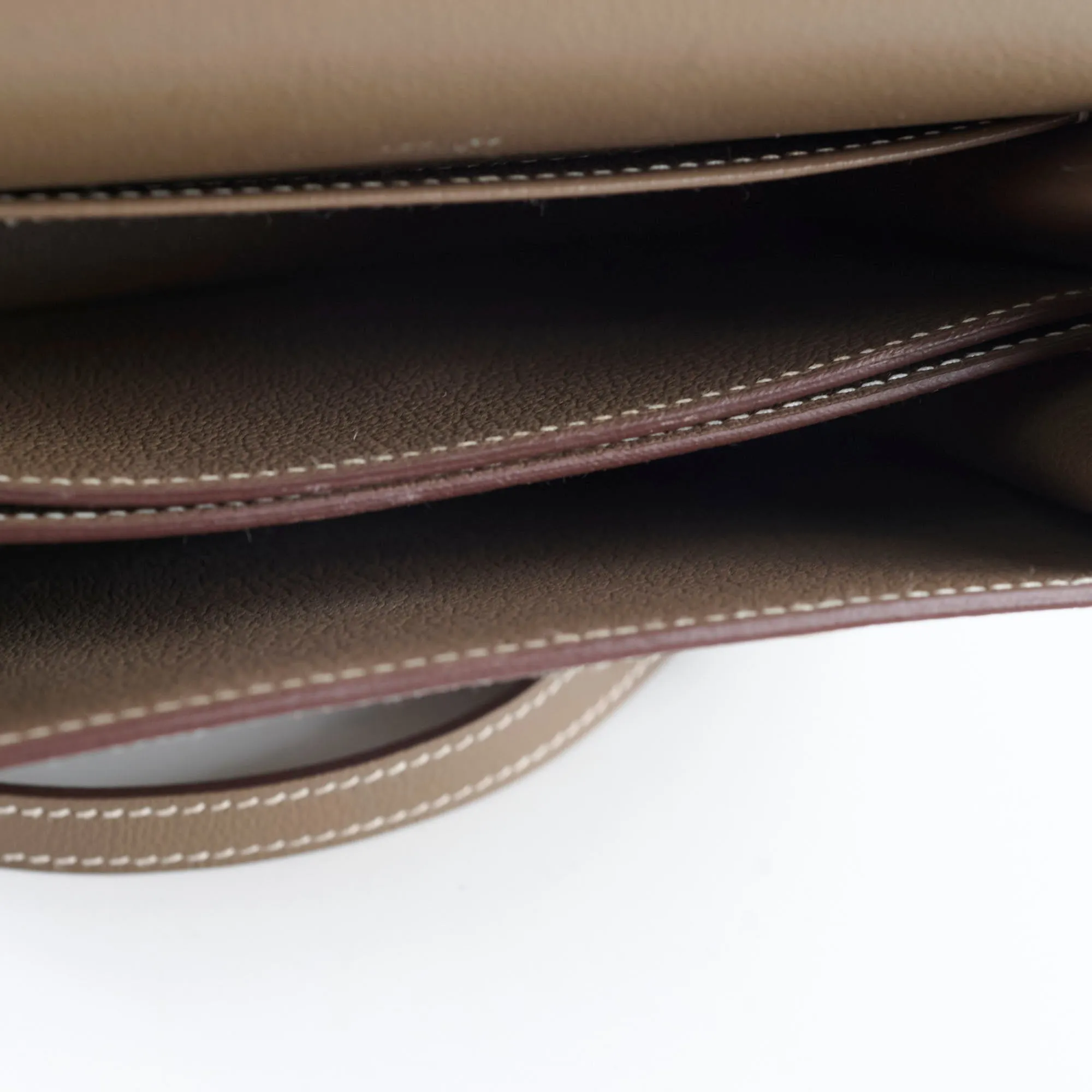 Hermes Roulis Mini Etoupe Evercolor