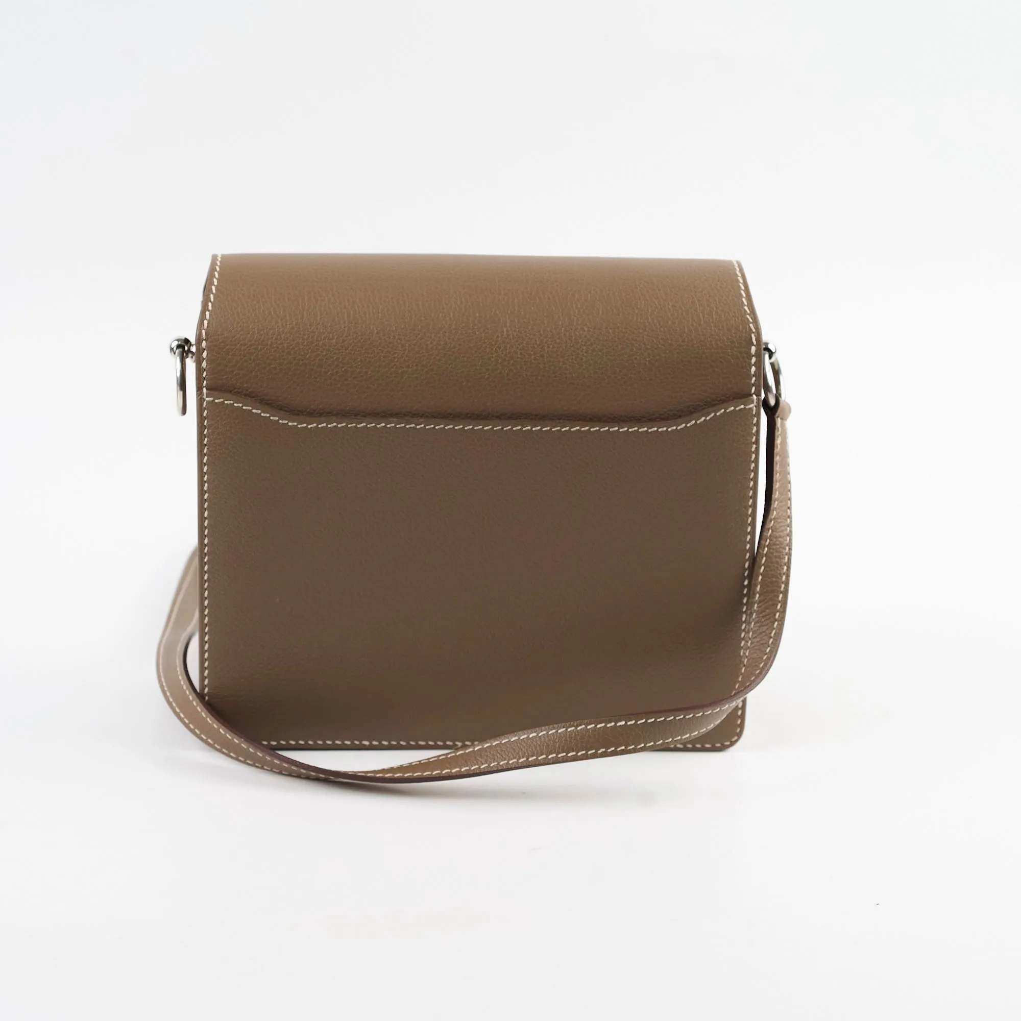 Hermes Roulis Mini Etoupe Evercolor