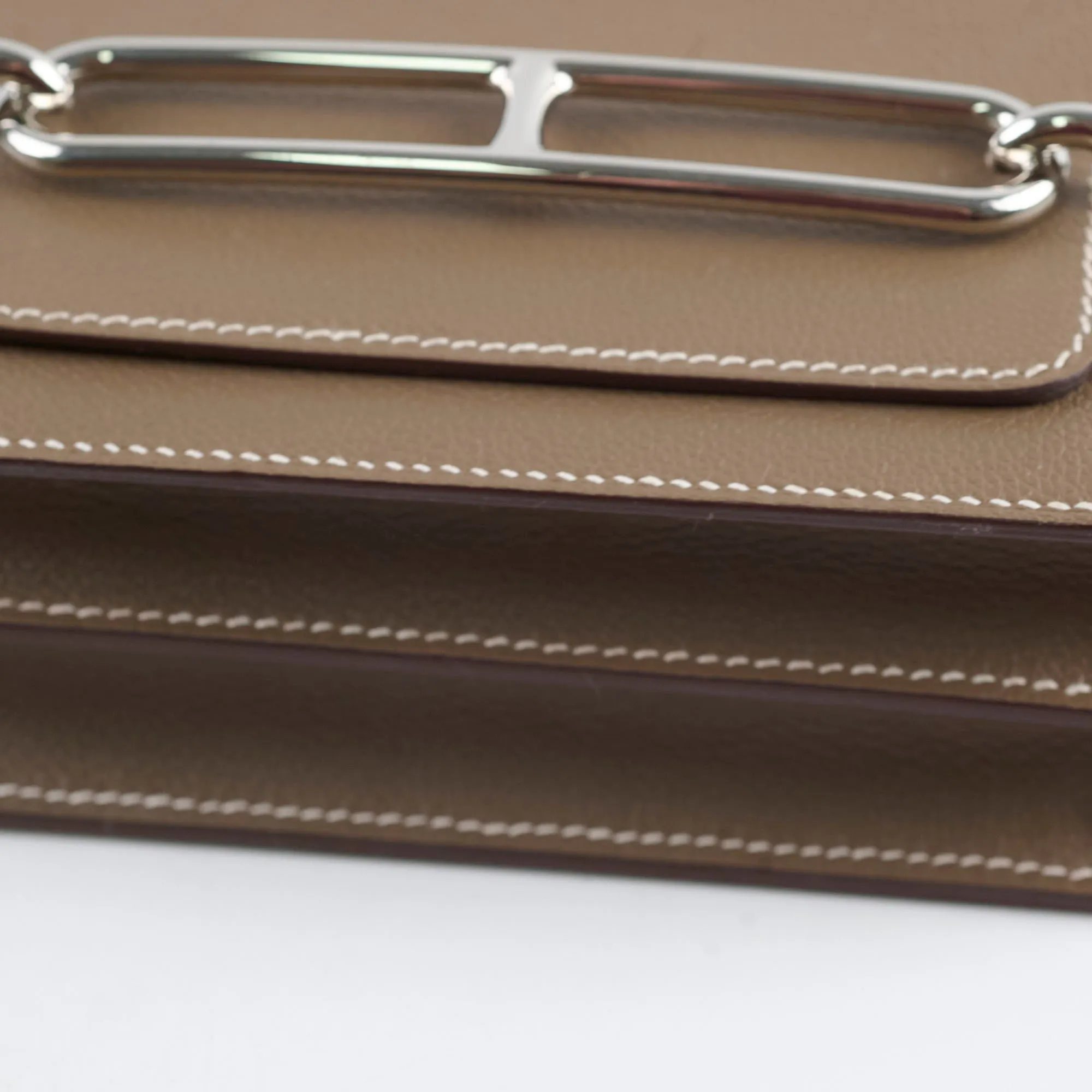 Hermes Roulis Mini Etoupe Evercolor