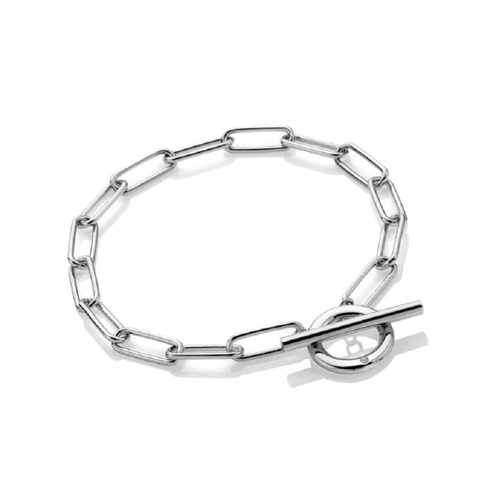 Hot Diamonds Chain Link T-Bar Bracelet DL653 
