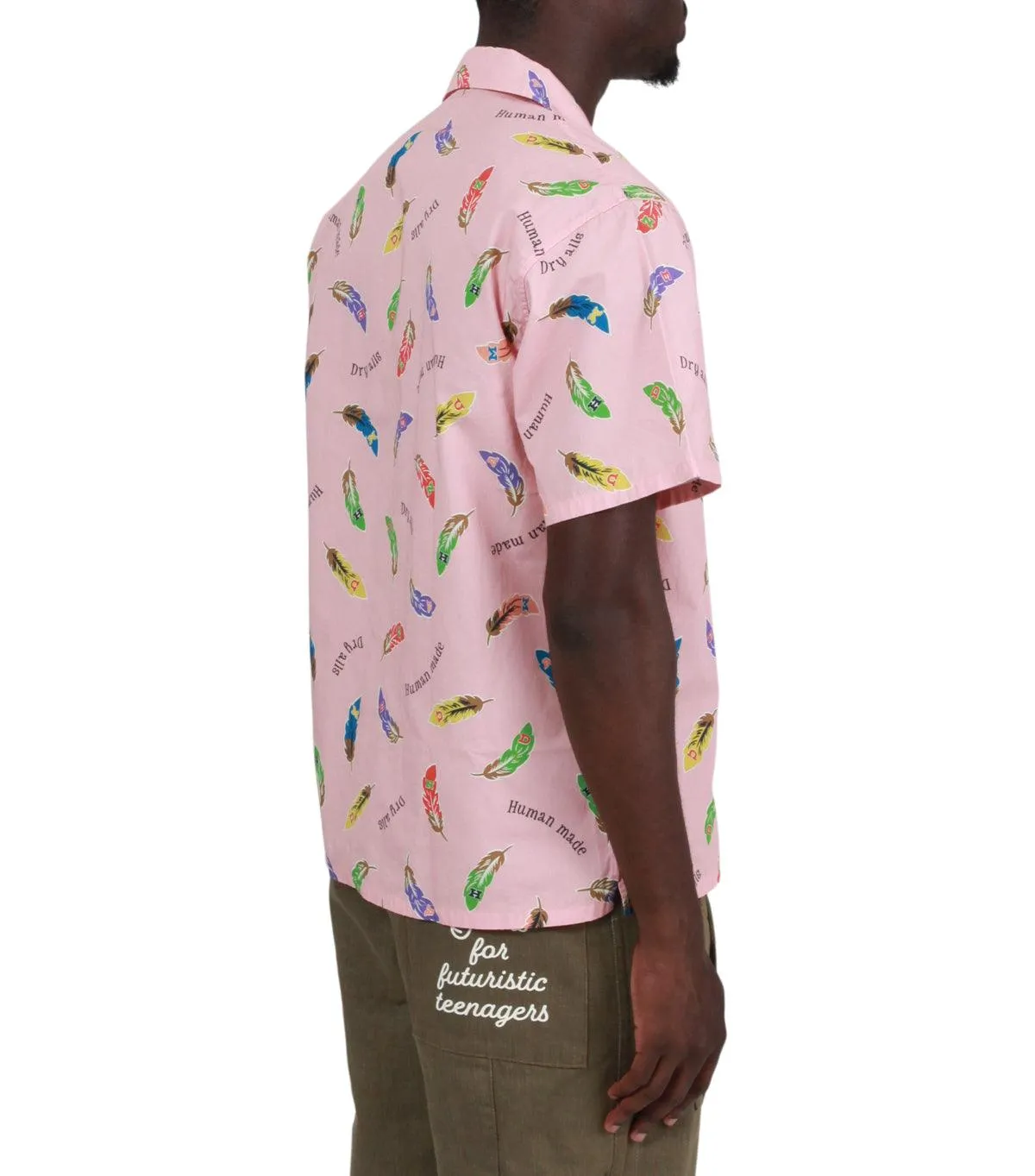 Human Made Feather Aloha Shirt Pink