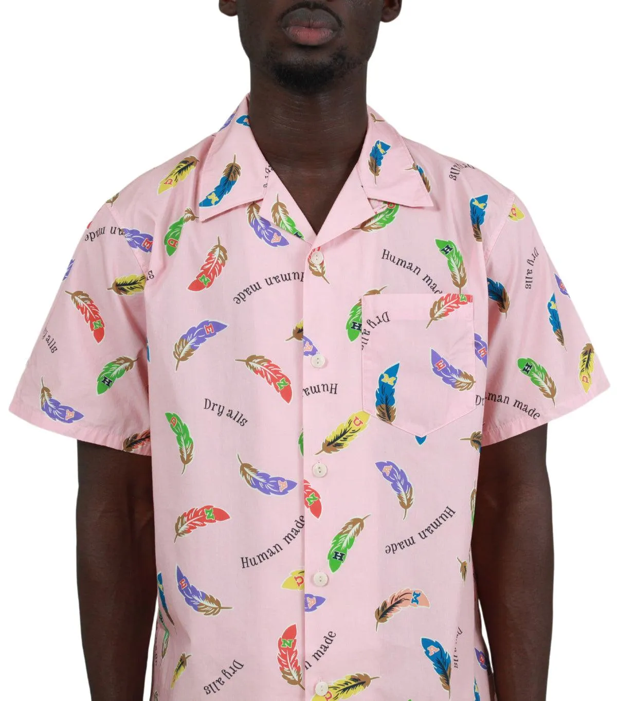 Human Made Feather Aloha Shirt Pink